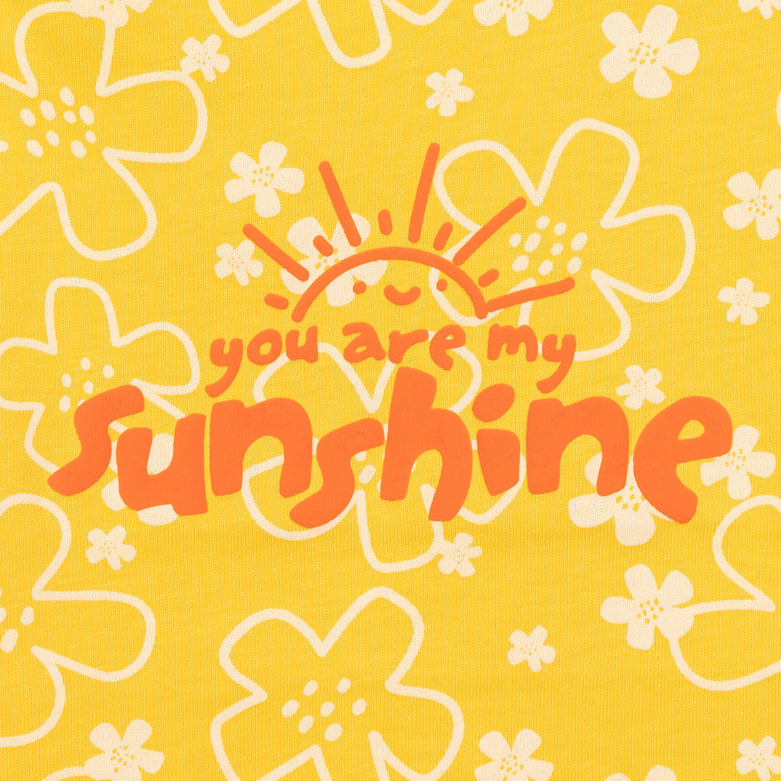 Basic Kız Güneş Işığı Desenli Atlet T-shirt Kız Bebek