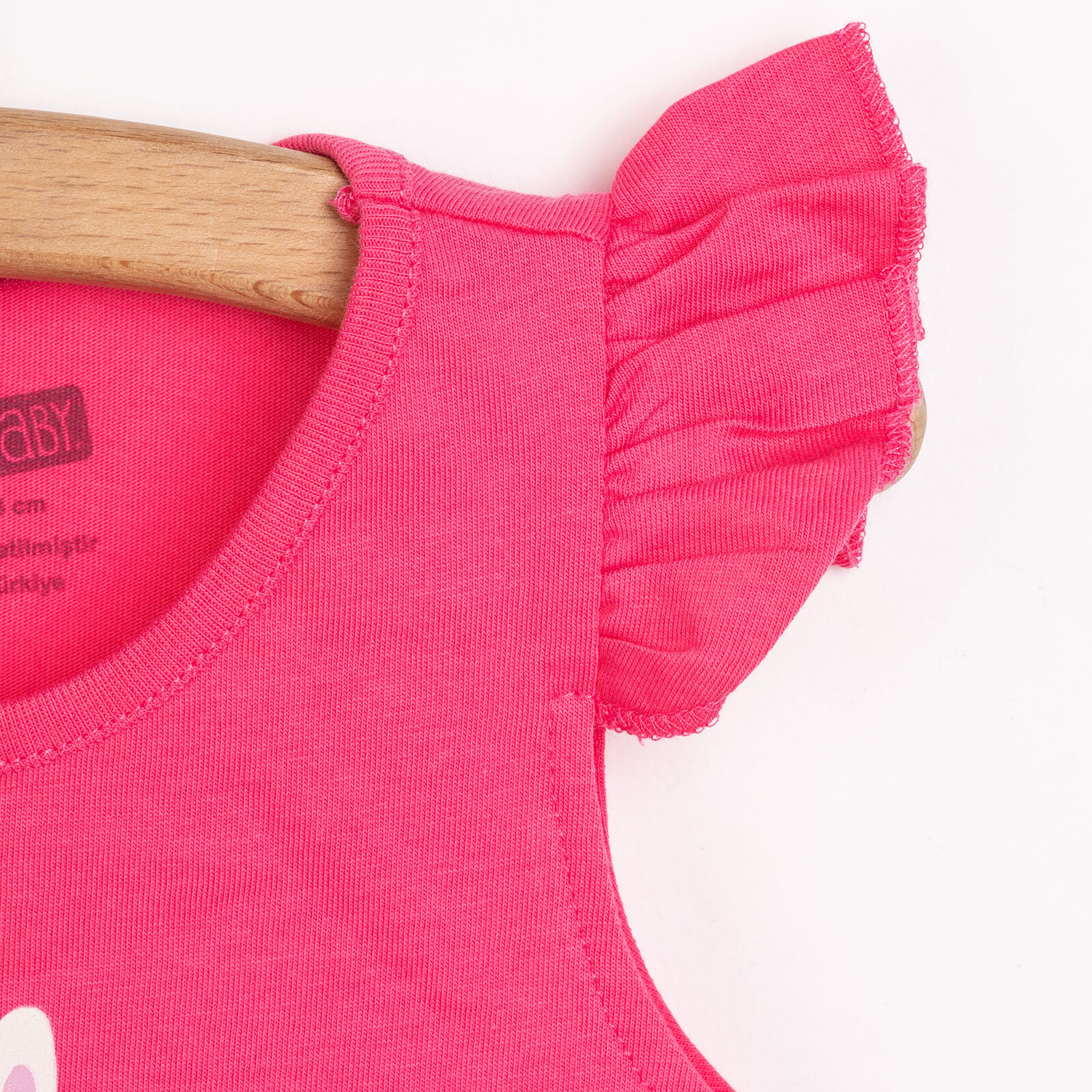 Basic Kız Hayvan Baskılı Atlet T-shirt Kız Bebek