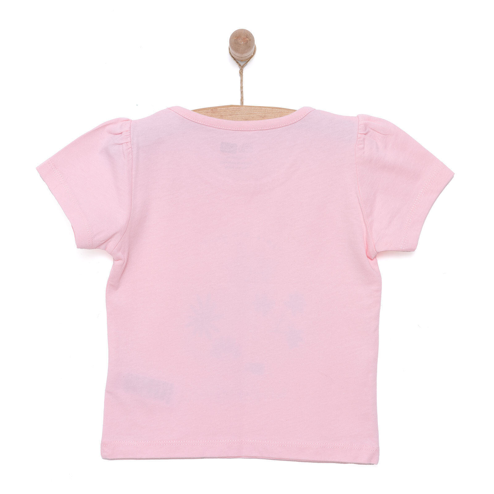 Basic Kız Kaktüs Kedi Baskılı T-Shirt Kız Bebek