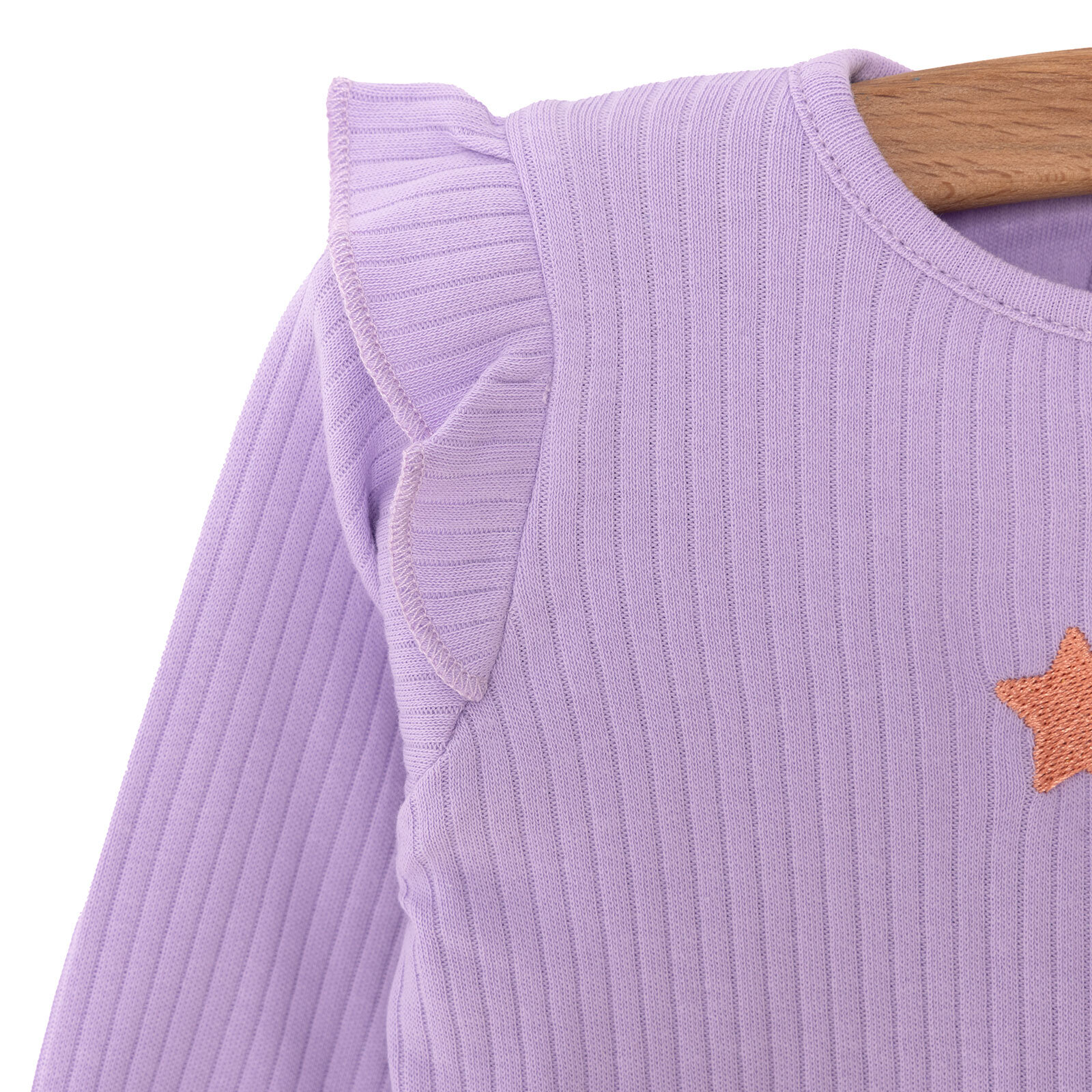 Kız Bebek Bluz Tayt Set Kaşkorse Düğmeli Bisiklet Yaka Uzun Kol