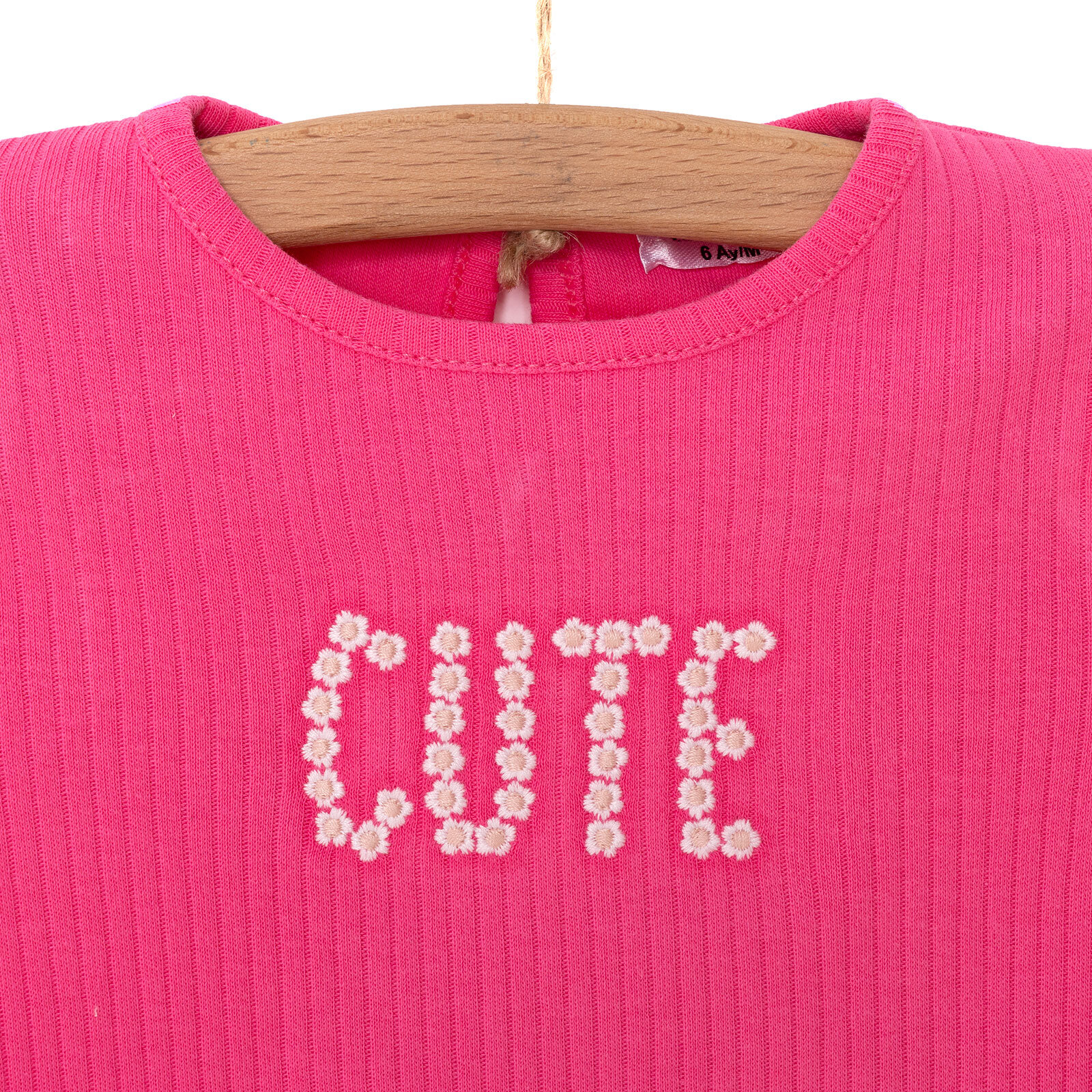 Kız Bebek Bluz Tayt Set Kaşkorse Düğmeli Bisiklet Yaka Uzun Kol Kız Bebek Bluz Tayt Set Kaşkorse Düğmeli Bisiklet Yaka Uzun Kol