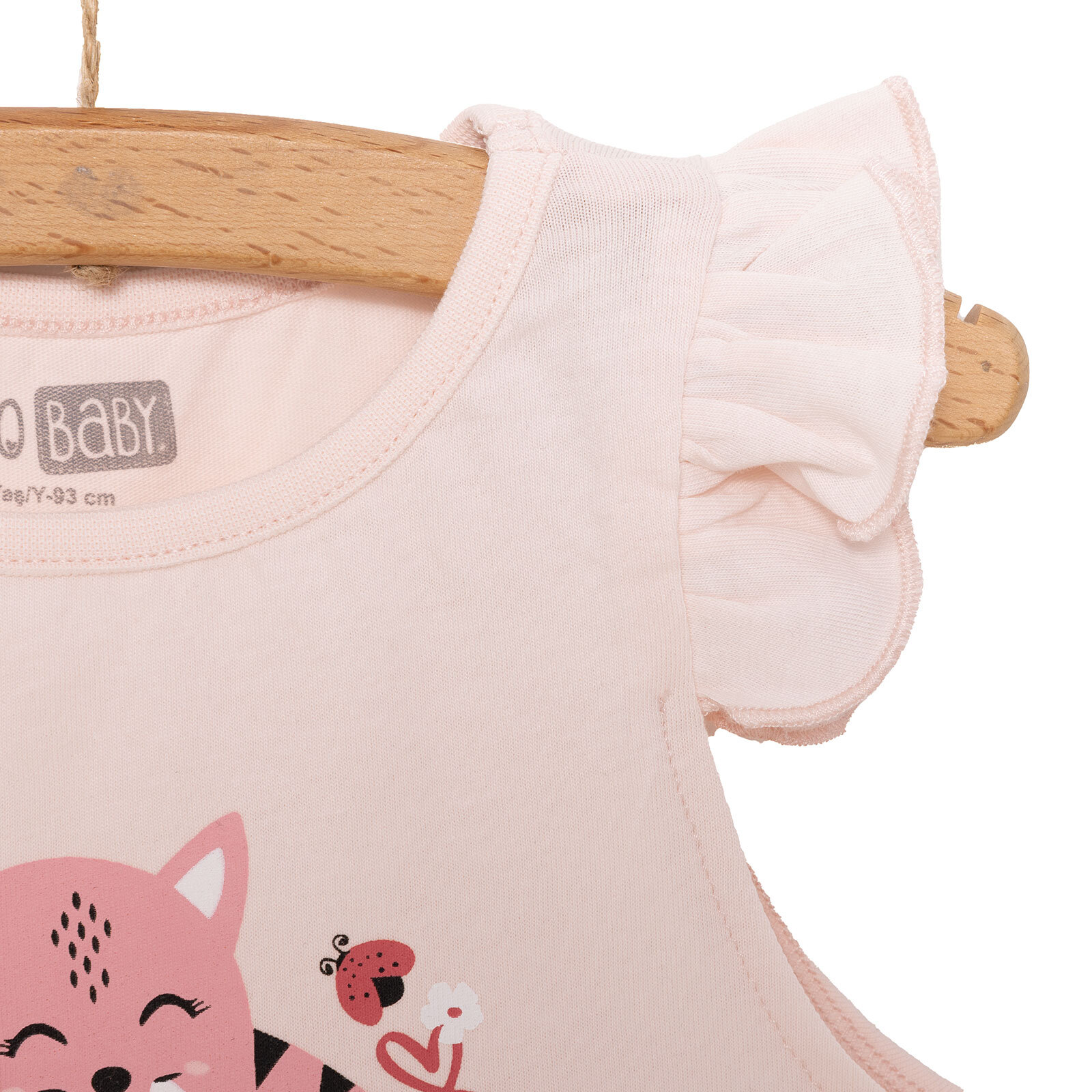 Basic Kız Kedi Baskılı Atlet-Şort Kız Bebek