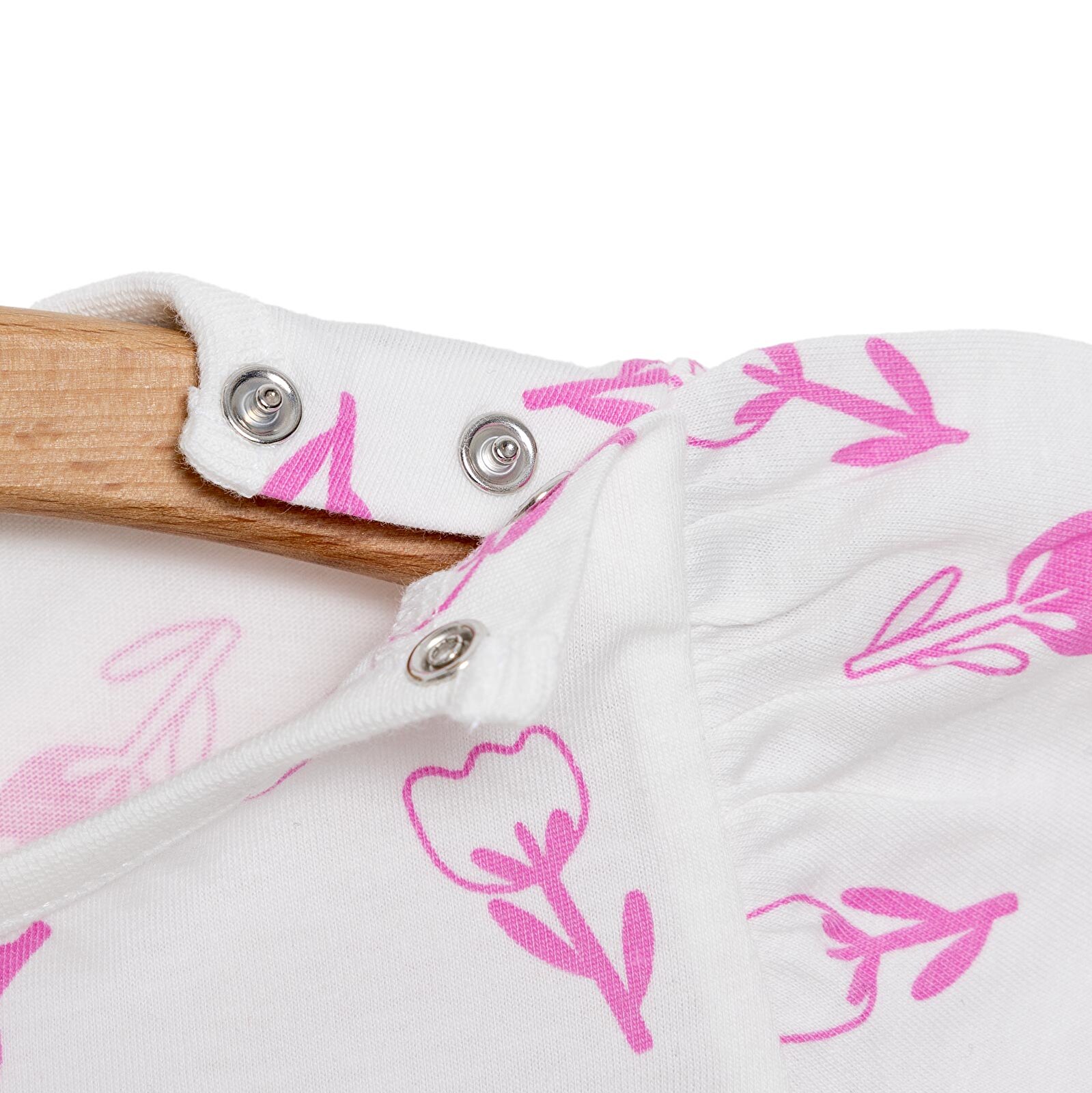 Basic Kız Lale Desenli T-Shirt Kız Bebek Basic Kız Lale Desenli T-Shirt Kız Bebek