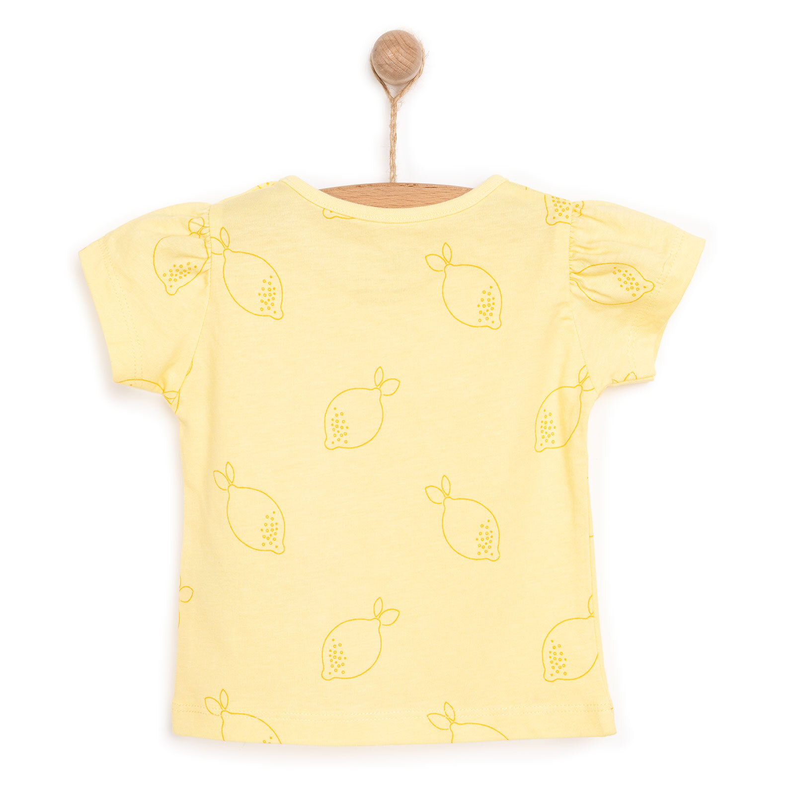 Basic Kız Limon Desenli T-Shirt Kız Bebek