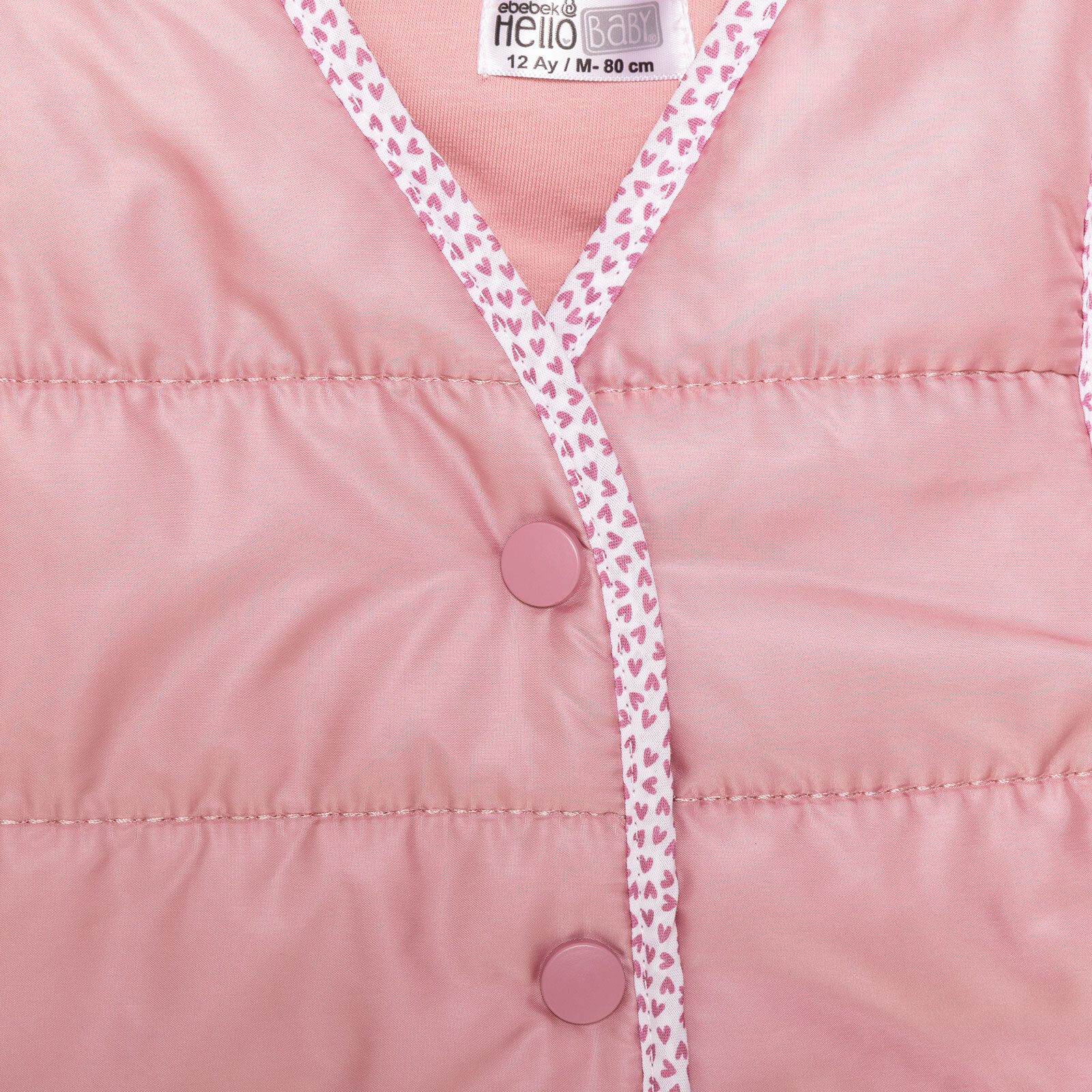 Basic Kız Mevsimlik Şişme Yelek Kız Bebek Basic Kız Mevsimlik Şişme Yelek Kız Bebek