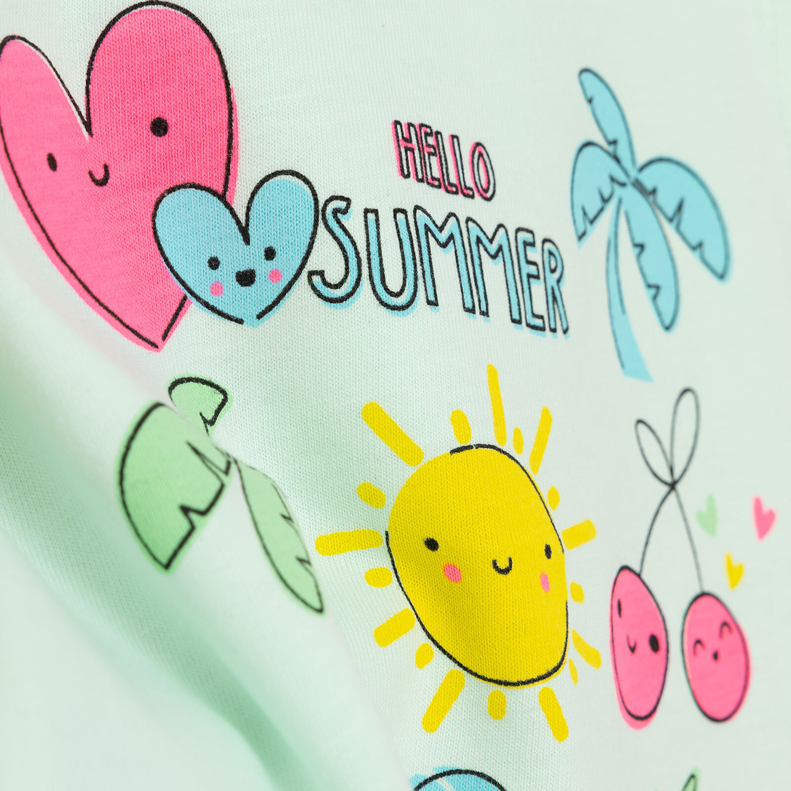 Basic Kız Meyve Baskılı Atlet T-shirt Kız Bebek