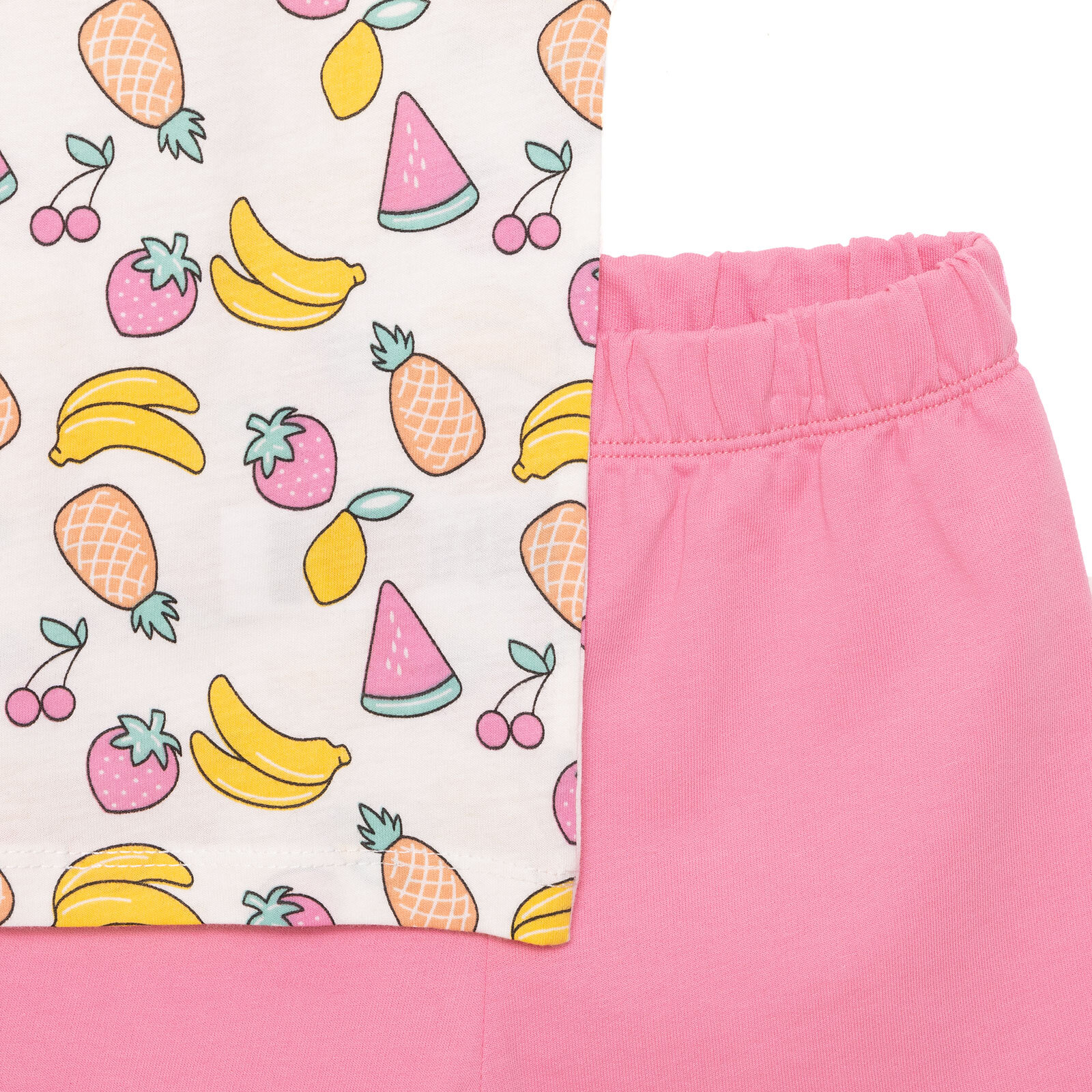 Basic Kız Meyve Desenli Atlet-Şort Kız Bebek