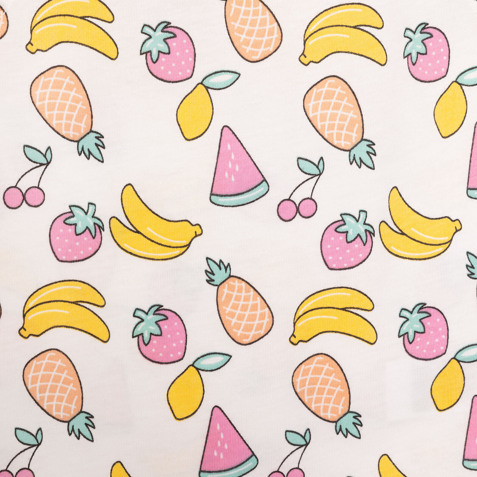 Basic Kız Meyve Desenli Atlet-Şort Kız Bebek