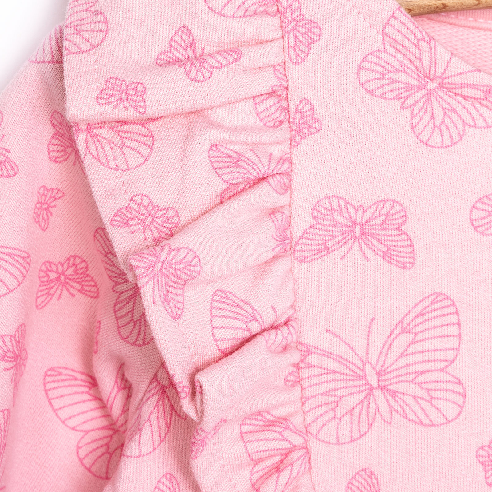 Basic Kız Örme Önü Fırfırlı Elbise Kız Bebek