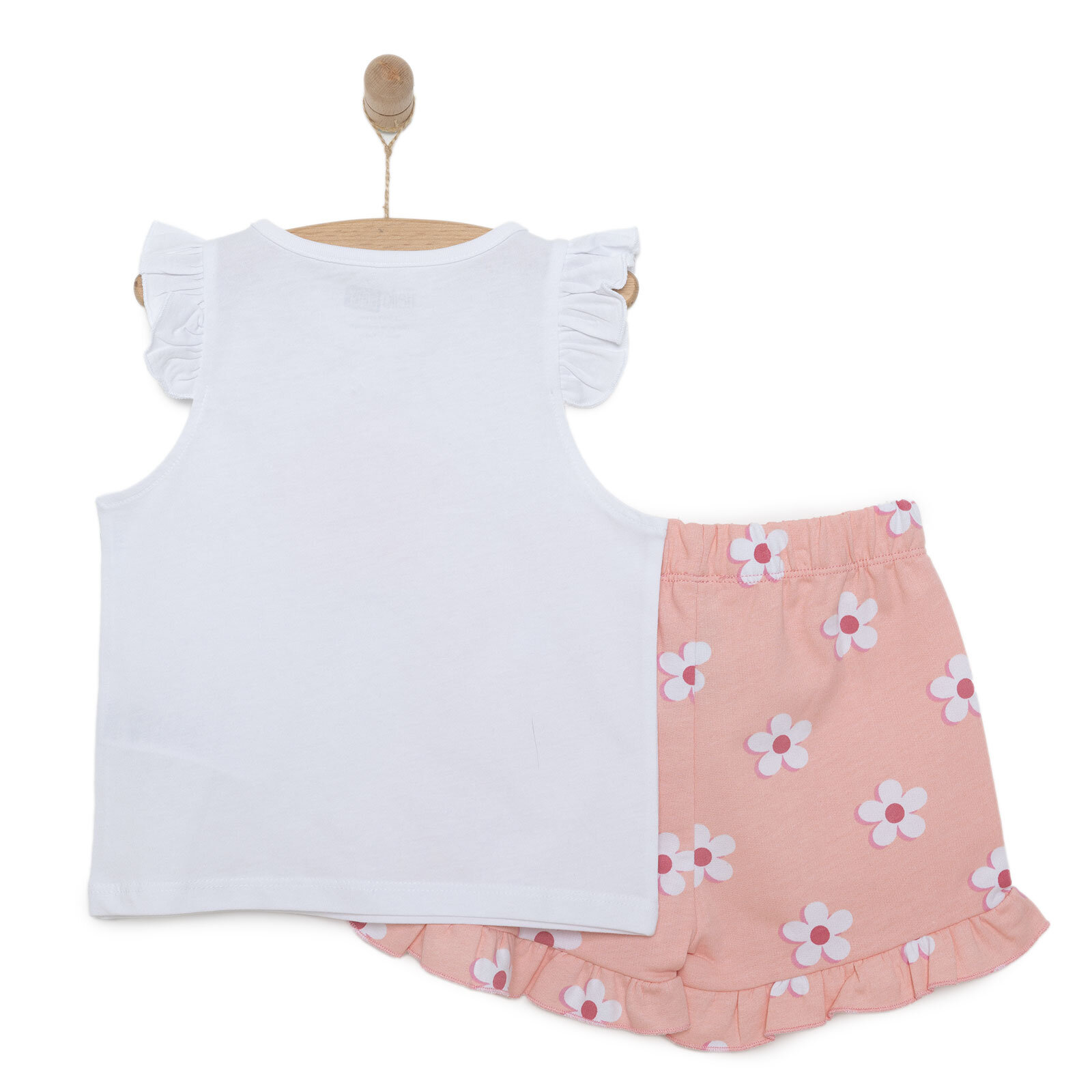 Basic Kız Papatya Baskılı Atlet-Şort Kız Bebek
