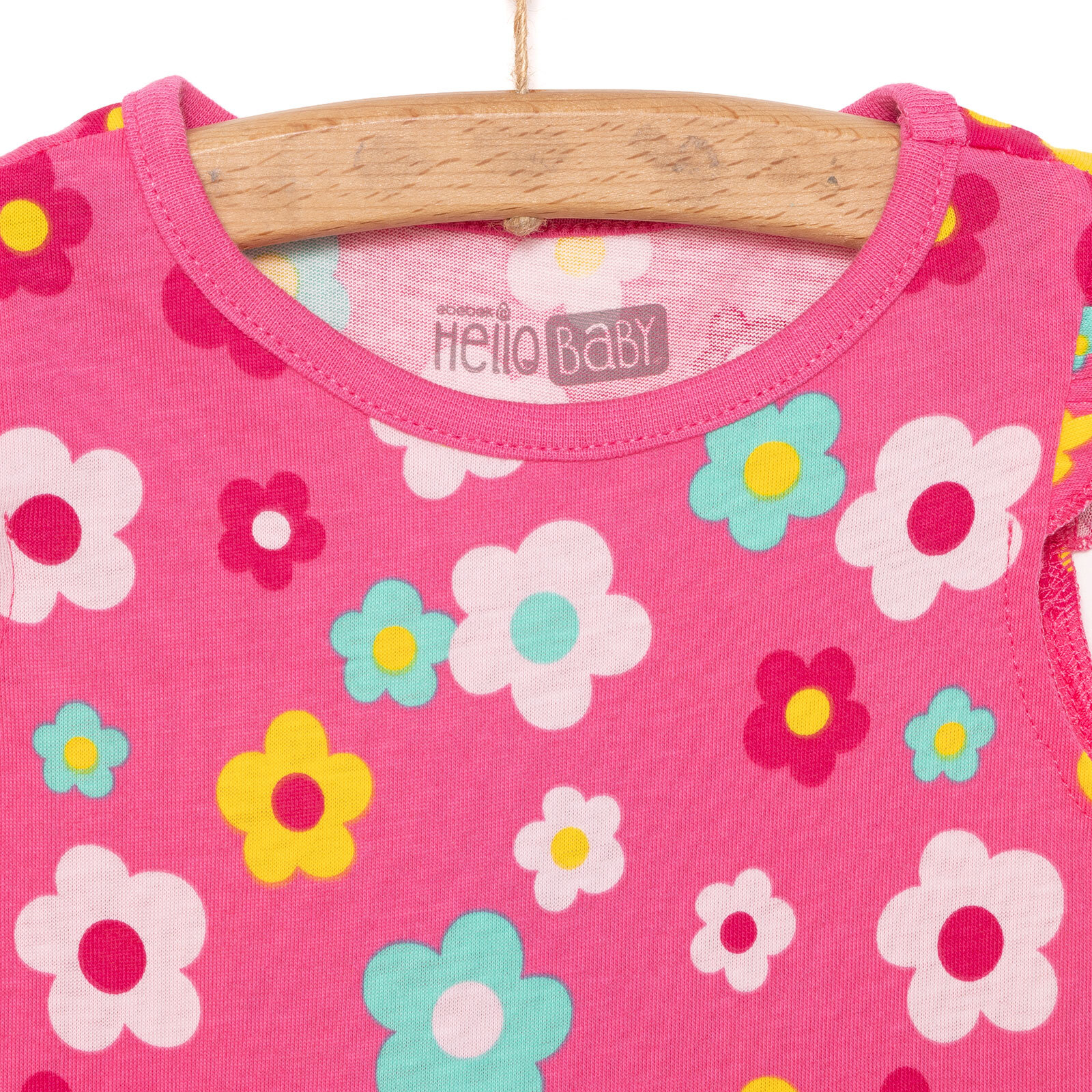 Basic Kız Papatya Desenli Elbise Kız Bebek Basic Kız Papatya Desenli Elbise Kız Bebek