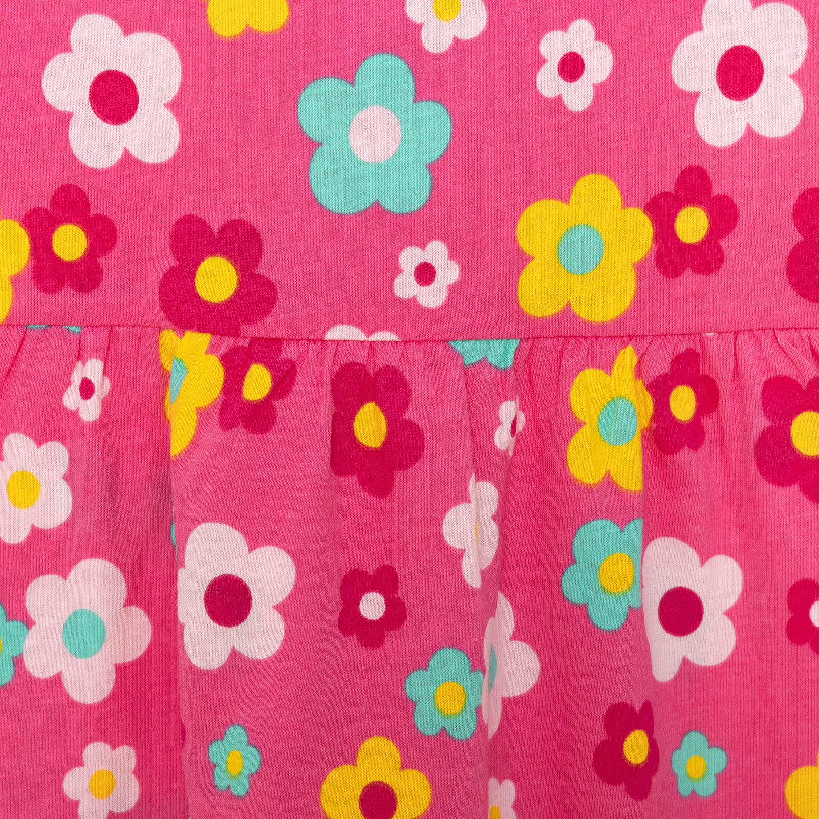 Basic Kız Papatya Desenli Elbise Kız Bebek Basic Kız Papatya Desenli Elbise Kız Bebek