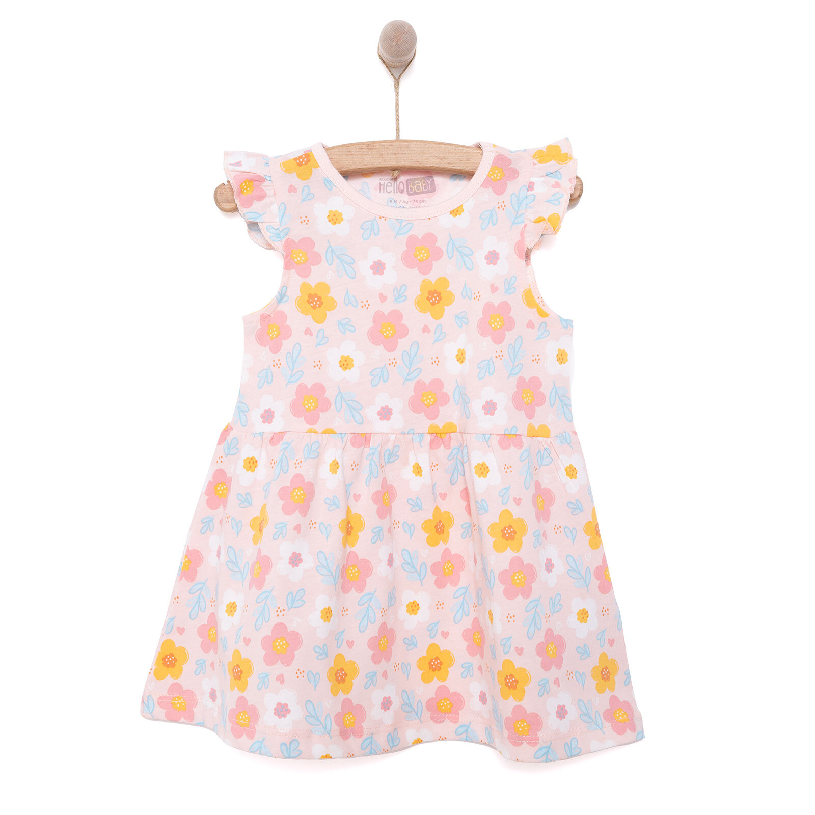 Basic Kız Papatya Desenli Elbise Kız Bebek Basic Kız Papatya Desenli Elbise Kız Bebek