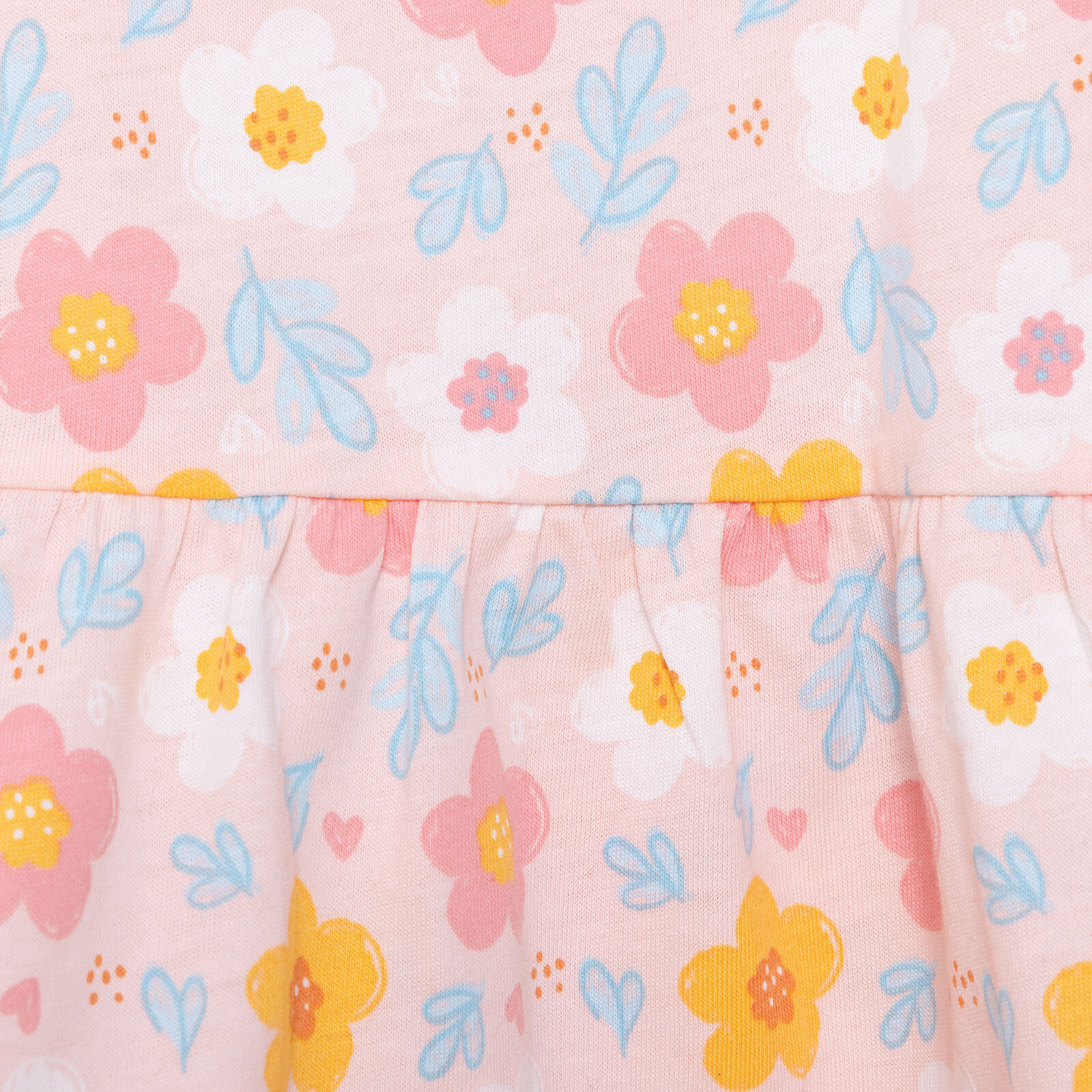 Basic Kız Papatya Desenli Elbise Kız Bebek Basic Kız Papatya Desenli Elbise Kız Bebek