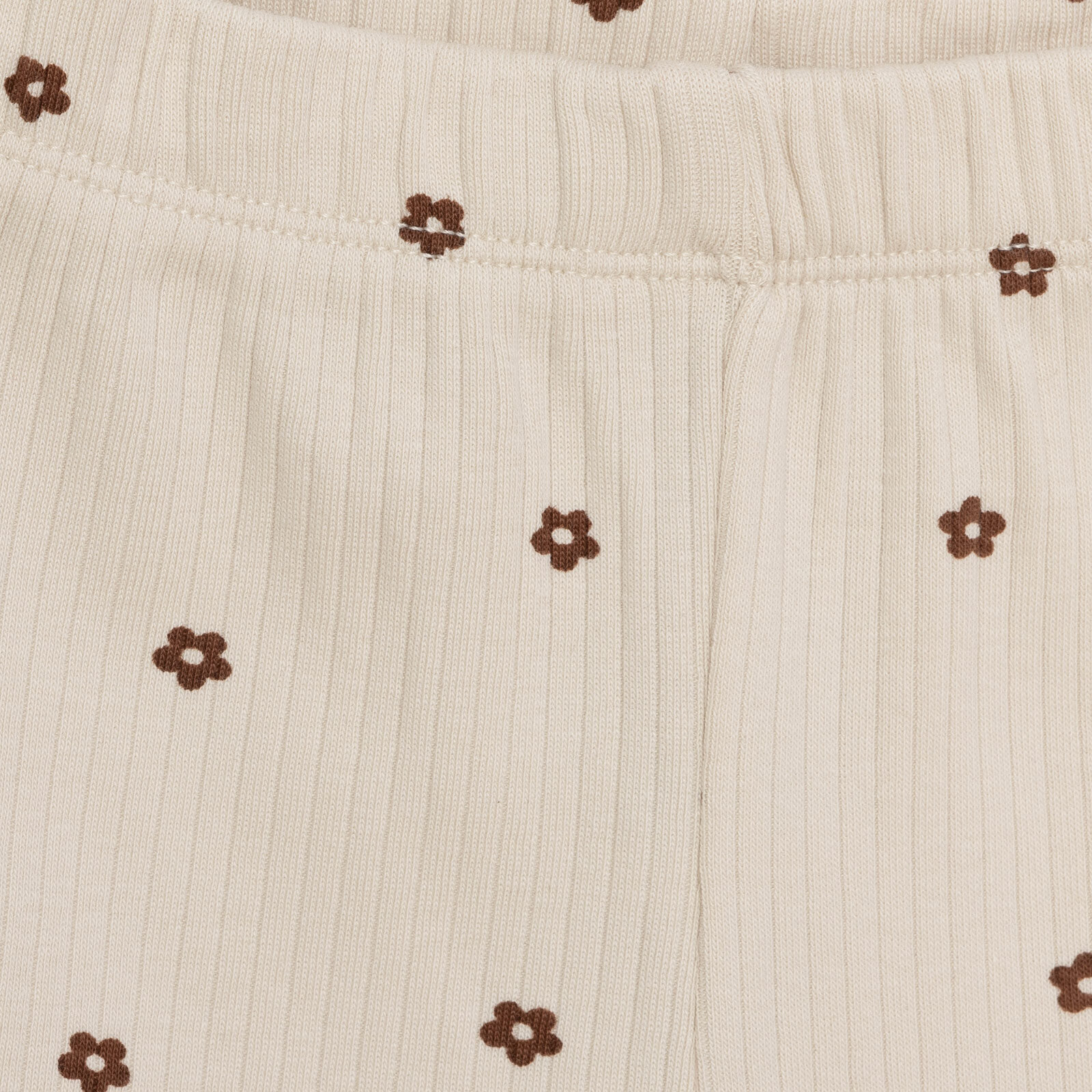 Basic Kız Papatya Desenli  İspanyol Paça Kaşkorse Tayt Kız Bebek