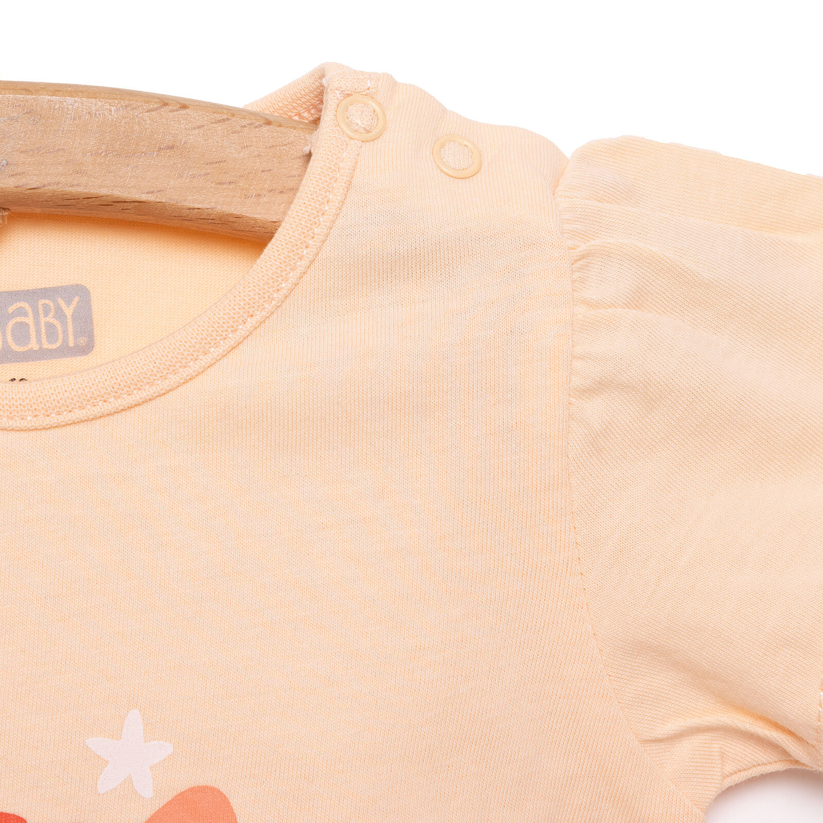 Basic Kız Star Kedi Baskılı T-Shirt Kız Bebek Basic Kız Star Kedi Baskılı T-Shirt Kız Bebek