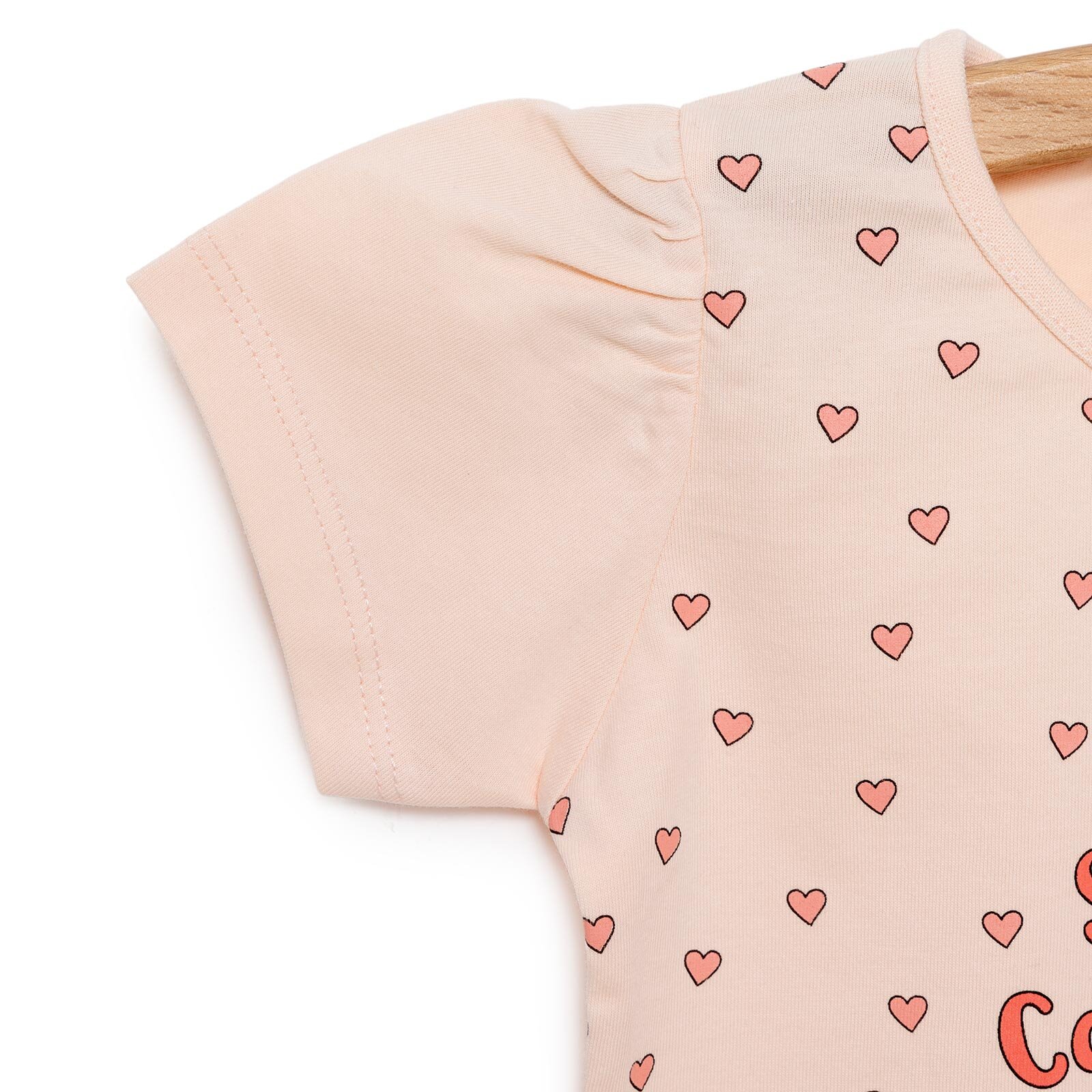 Basic Kız Tatlı Kek Baskılı T-Shirt Kız Bebek