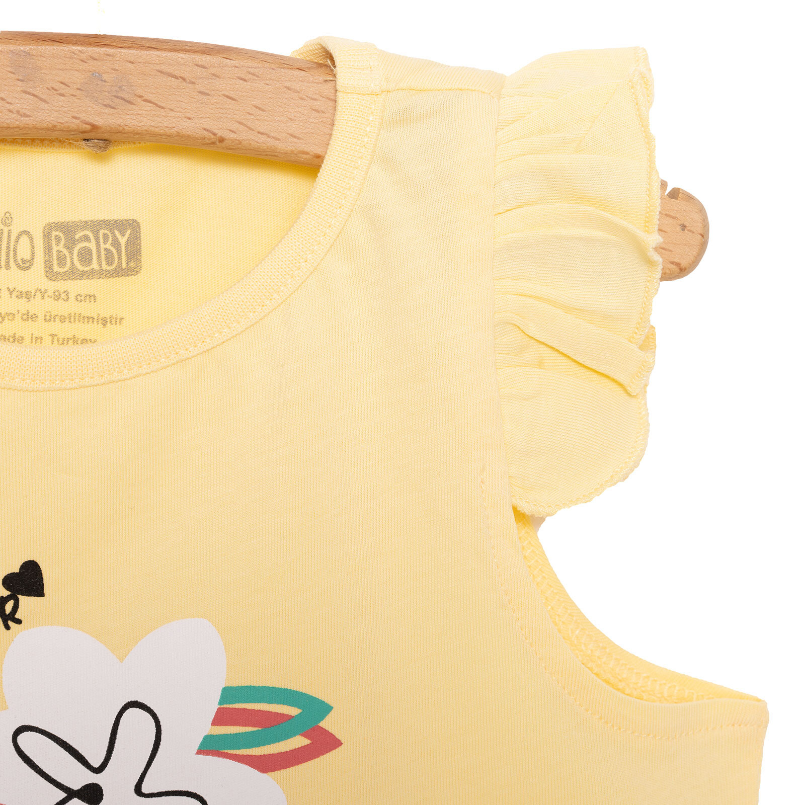 Basic Kız Yaz Çiçekleri Baskılı Atlet-Şort Kız Bebek