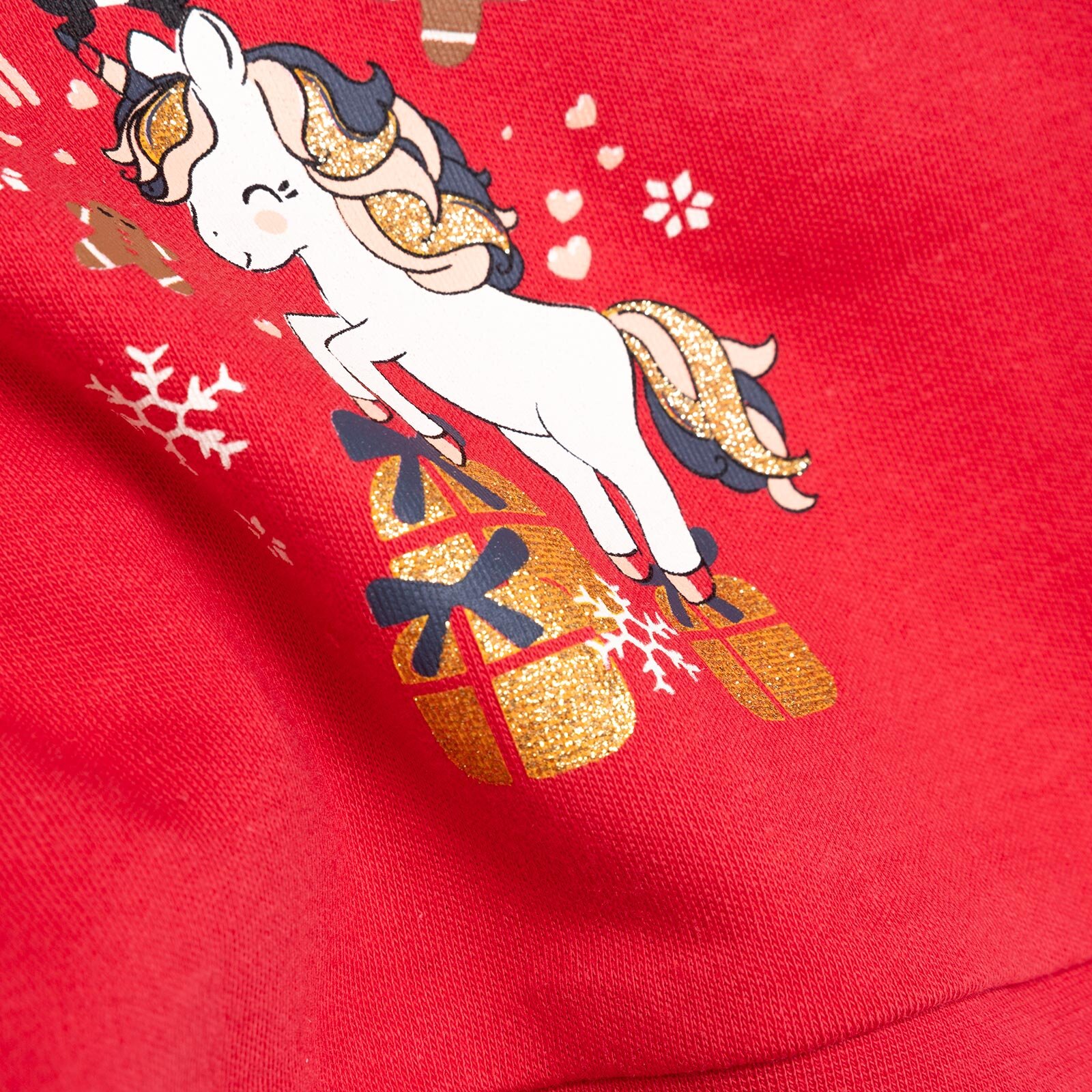 Basic Kız Yeni Yıl Temalı Eşofman Takımı Kız Bebek