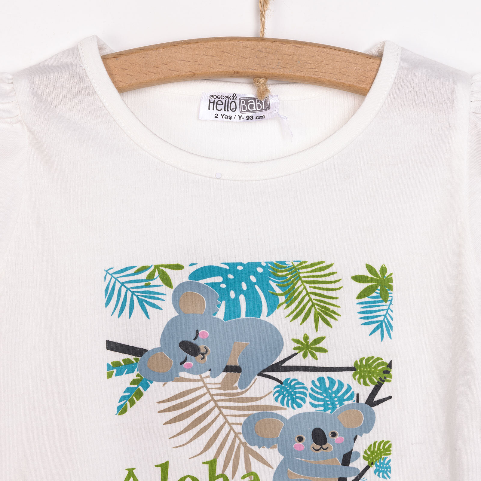 Basic Koala Baskılı Tshirt Kız Bebek Basic Koala Baskılı Tshirt Kız Bebek