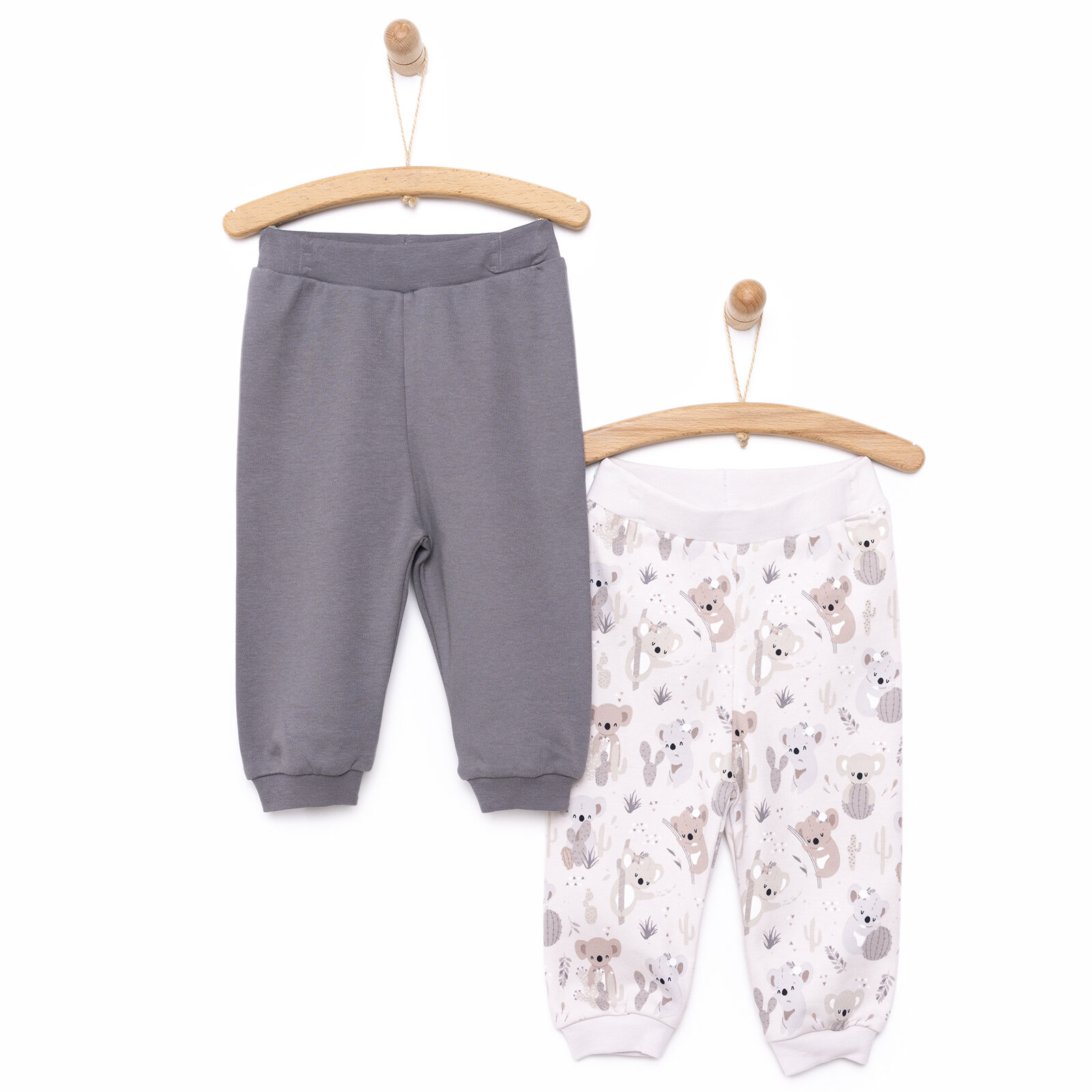 Basic Erkek Koala Desenli 2li Patiksiz Alt Erkek Bebek