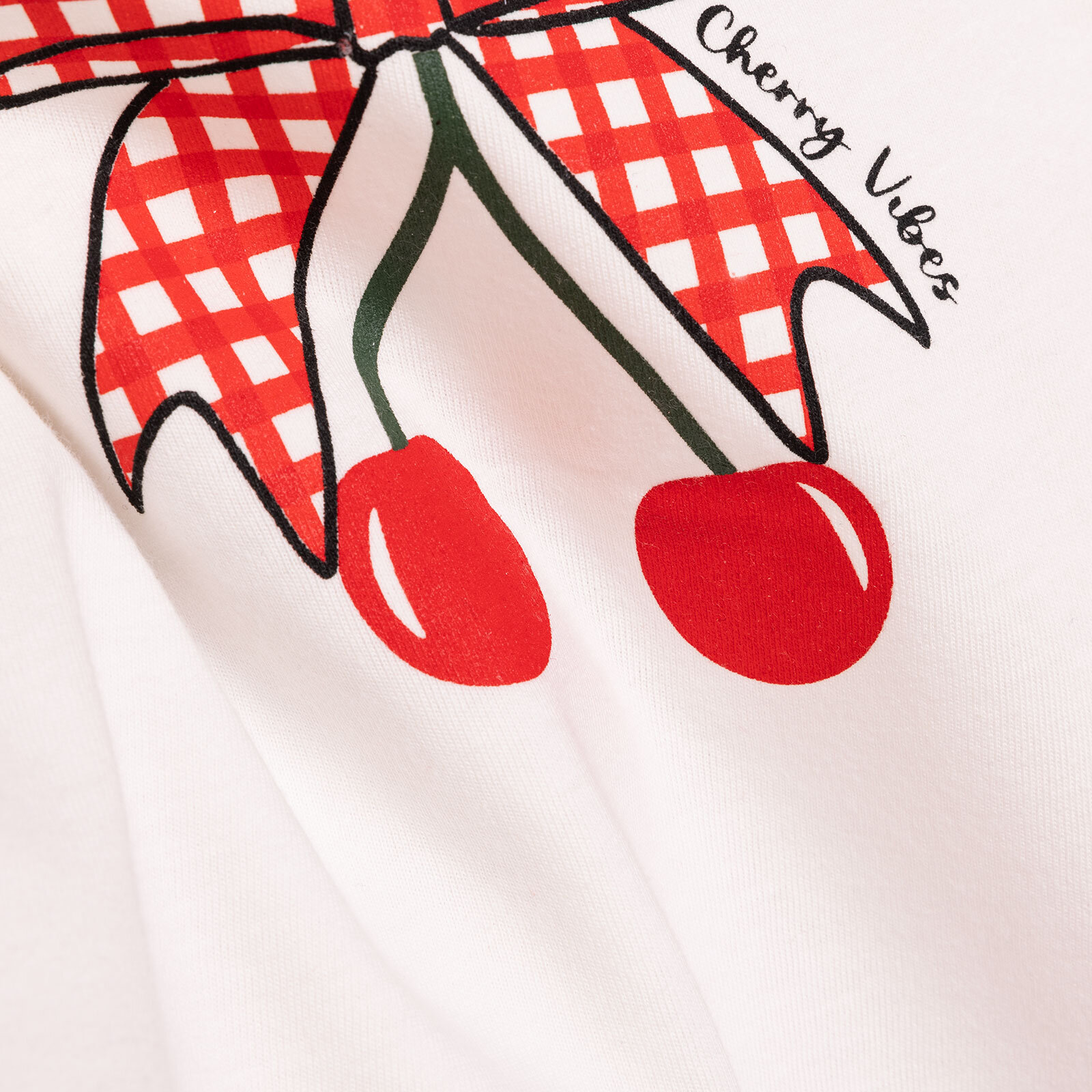 Basic Kurdele Baskılı Şortlu Takım Kız Bebek