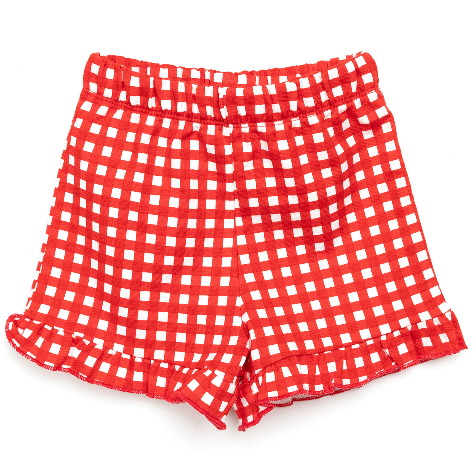 Basic Kurdele Baskılı Şortlu Takım Kız Bebek