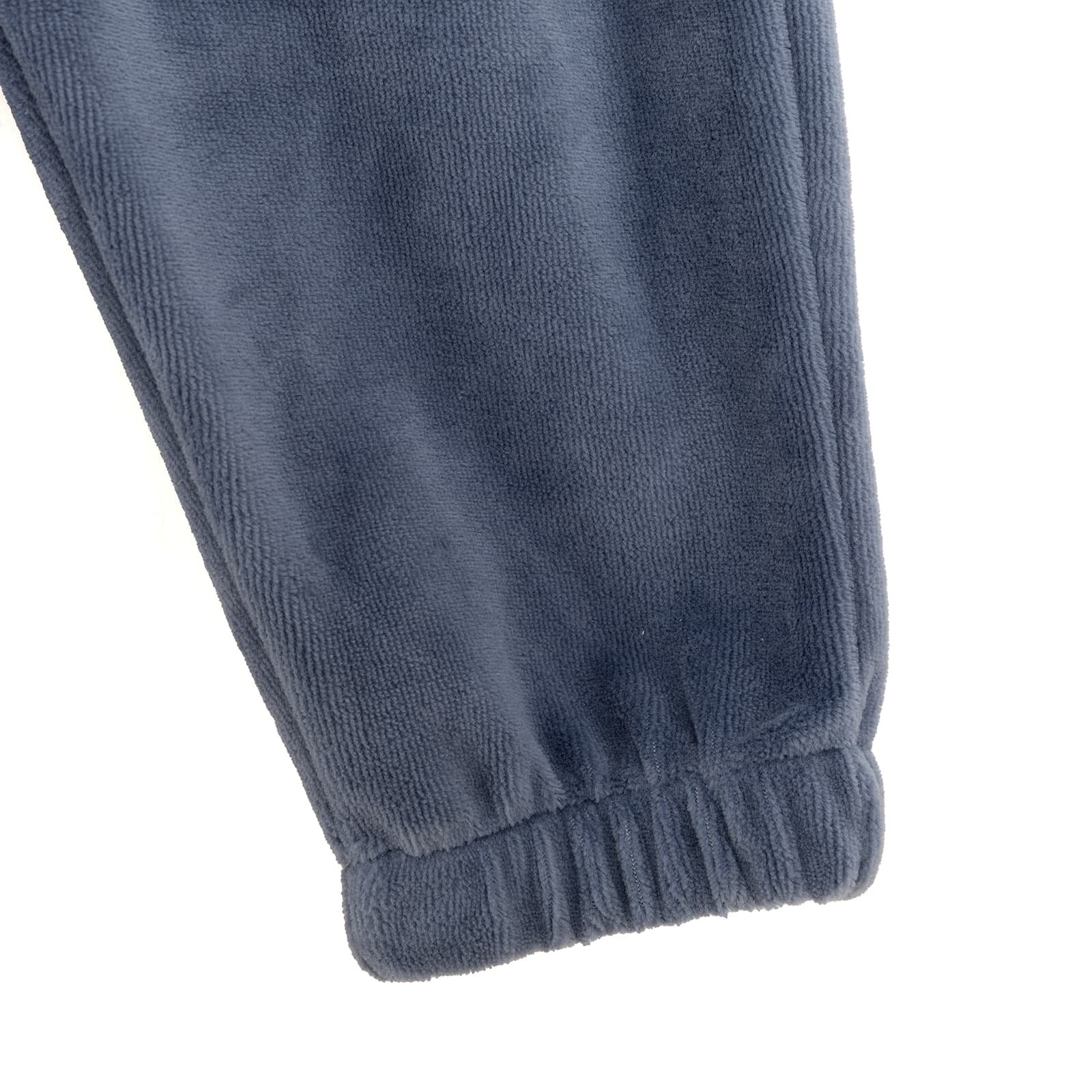 Erkek Bebek Eşofman Alt Fitilli Kadife Örme Lastikli Paça