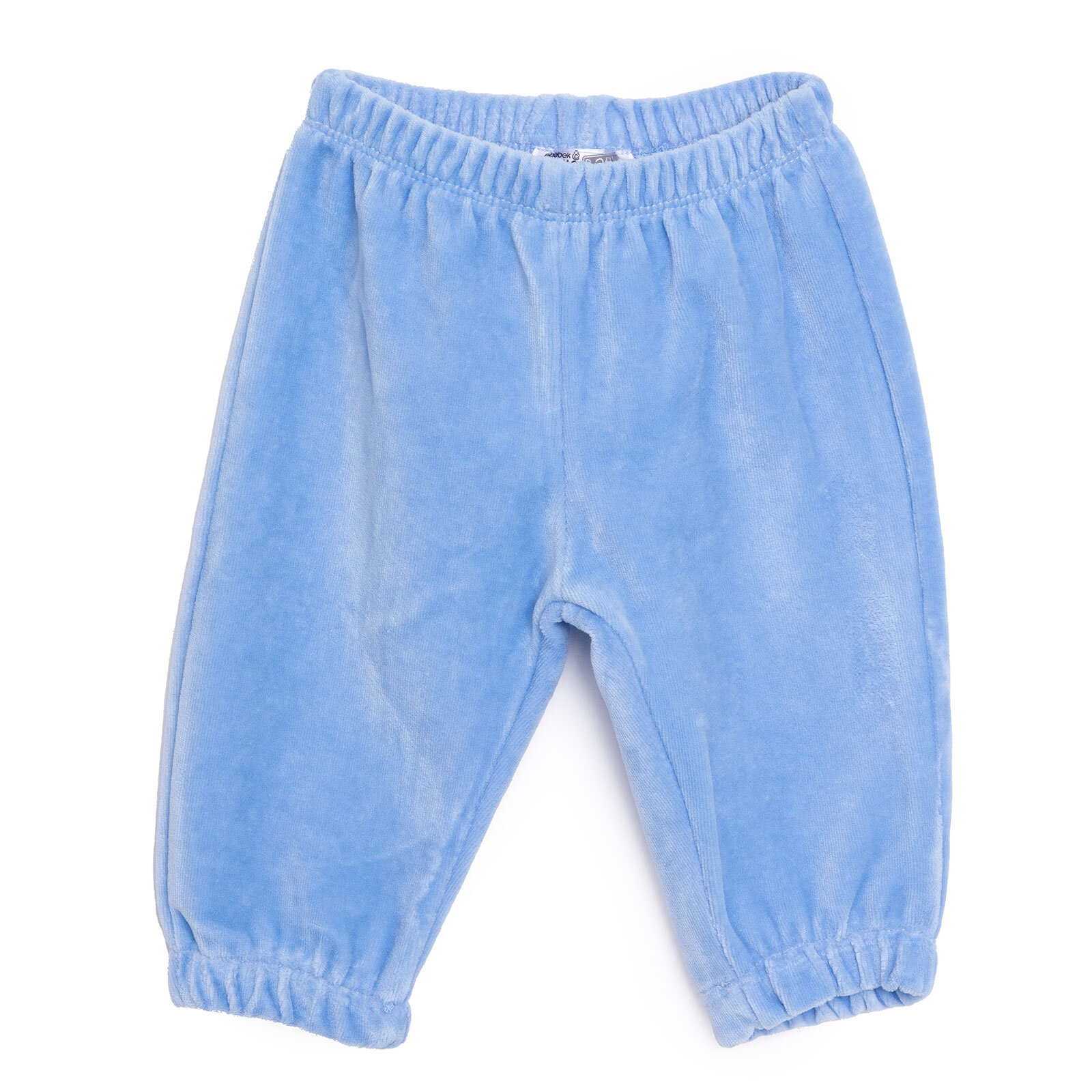 Erkek Bebek Eşofman Alt Fitilli Kadife Örme Lastikli Paça