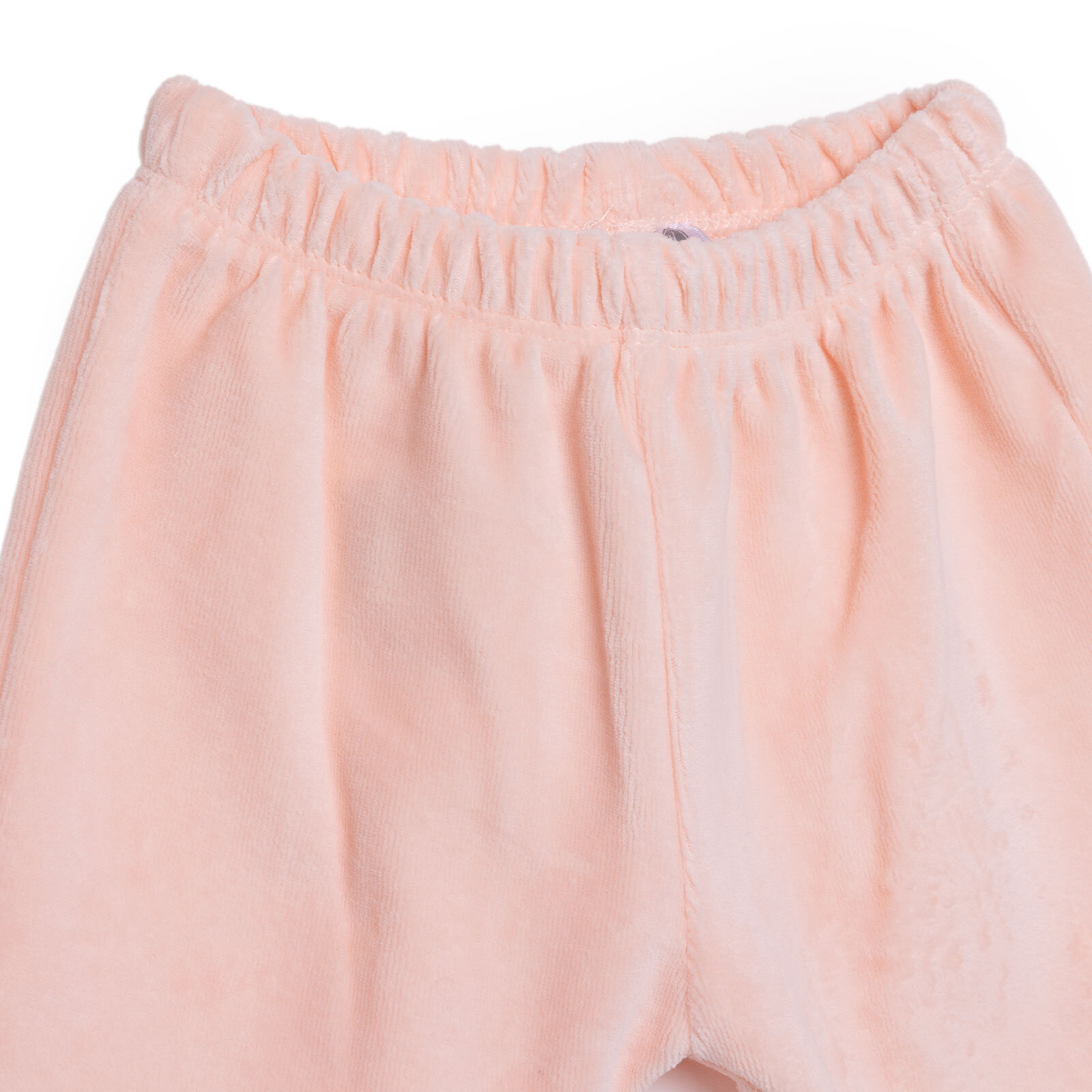 Kız Bebek Eşofman Alt Fitilli Kadife Örme Kumaş Lastikli Paça