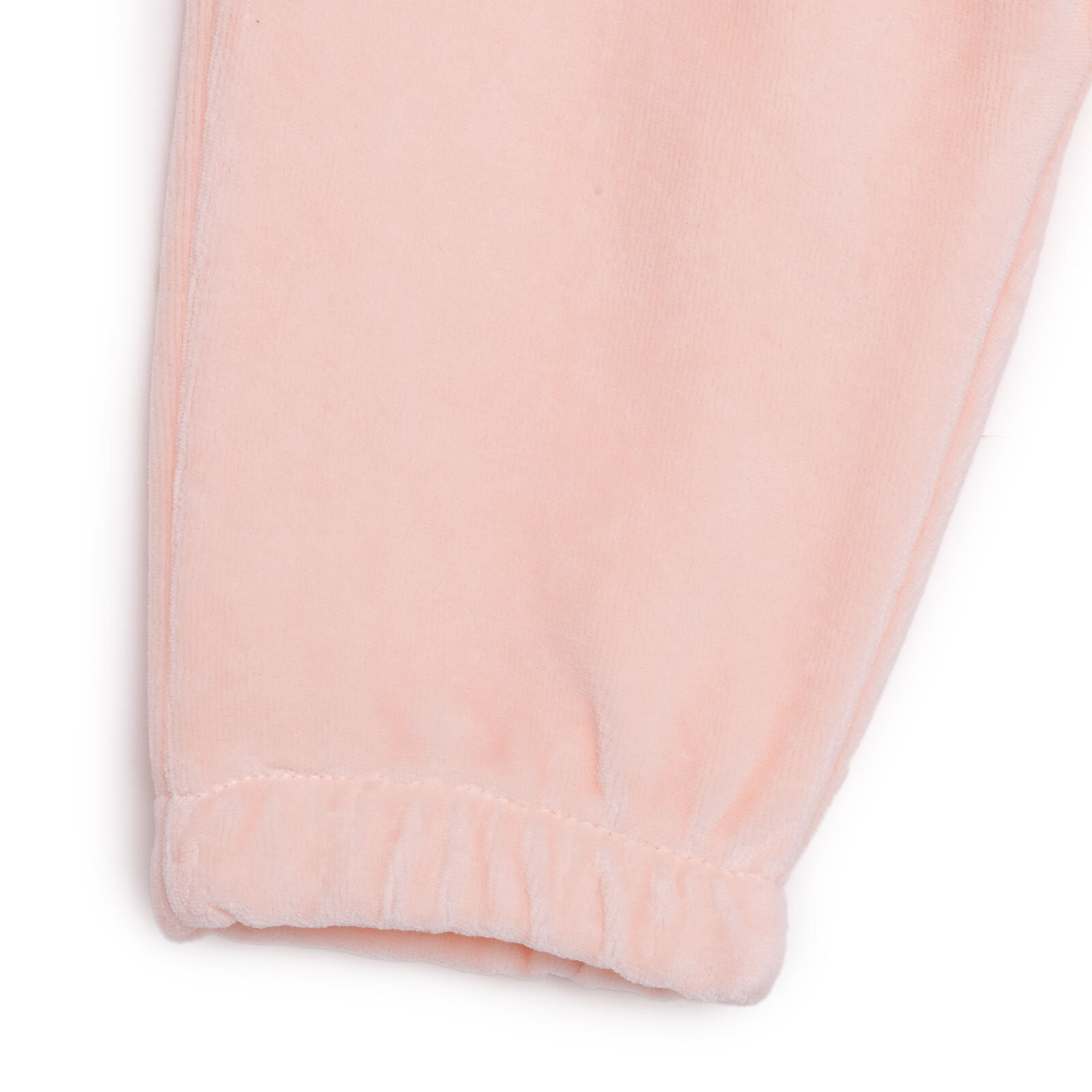 Kız Bebek Eşofman Alt Fitilli Kadife Örme Kumaş Lastikli Paça