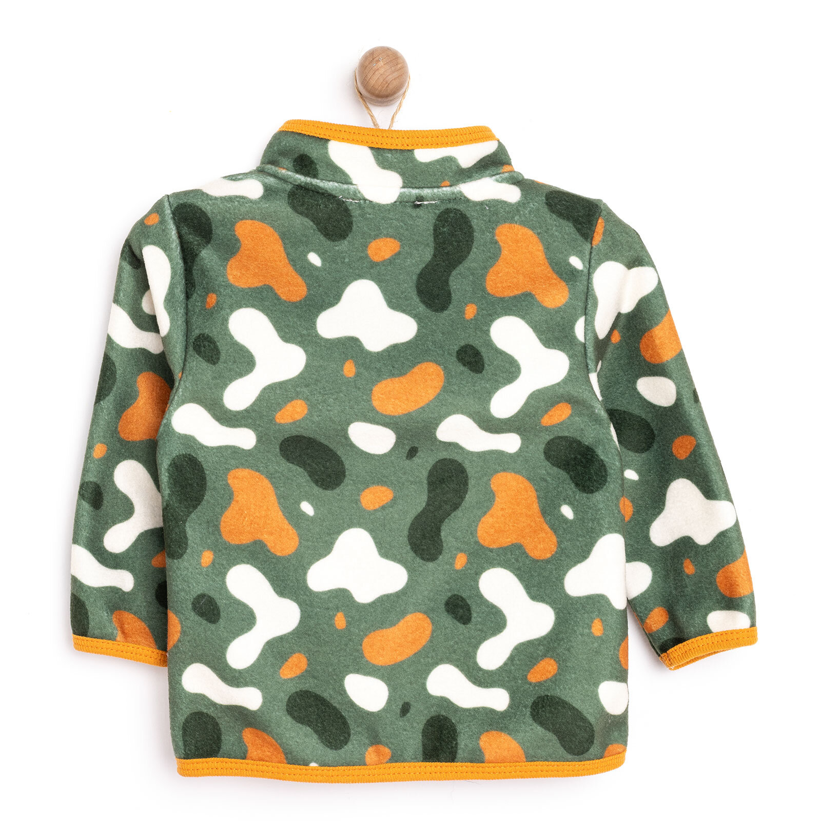 Basic Metraj Baskılı Polar Hırka Erkek Bebek