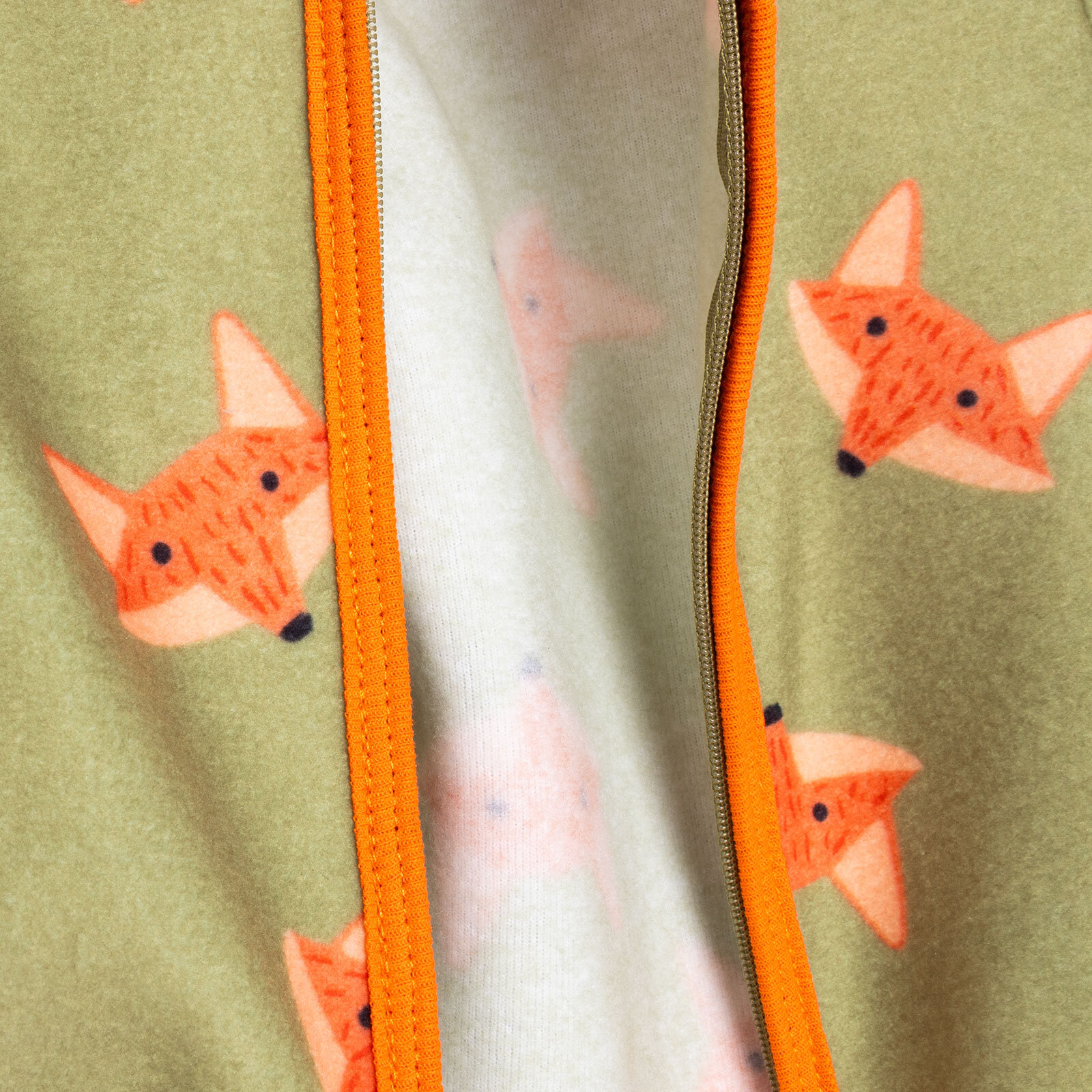 Basic Metraj Baskılı Polar Hırka Erkek Bebek