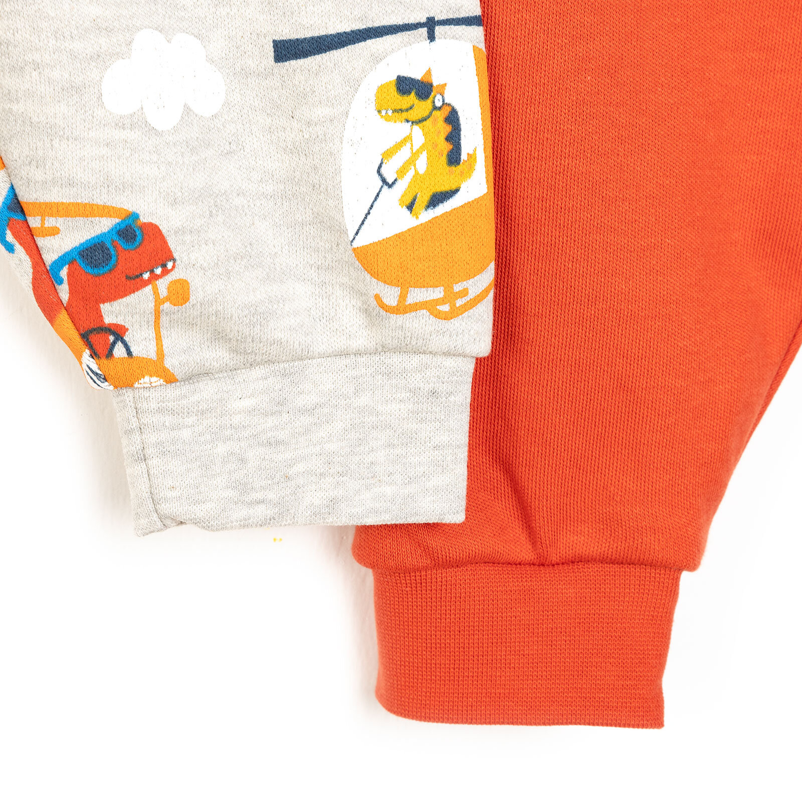 Basic Helikopter Desenli 2li Patiksiz Alt Erkek Bebek