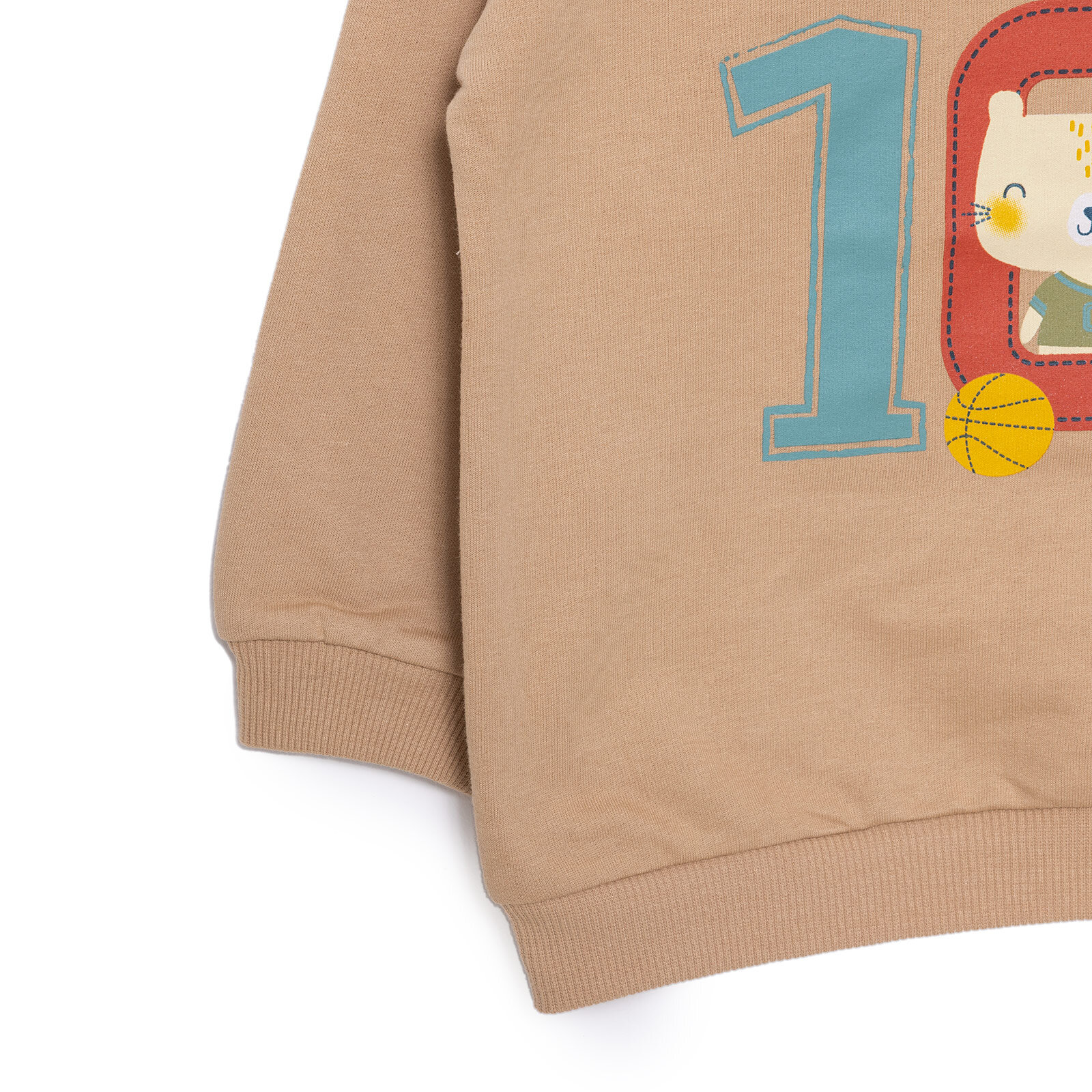 Basic Number Ten Desenli Sweatshirt Erkek Bebek