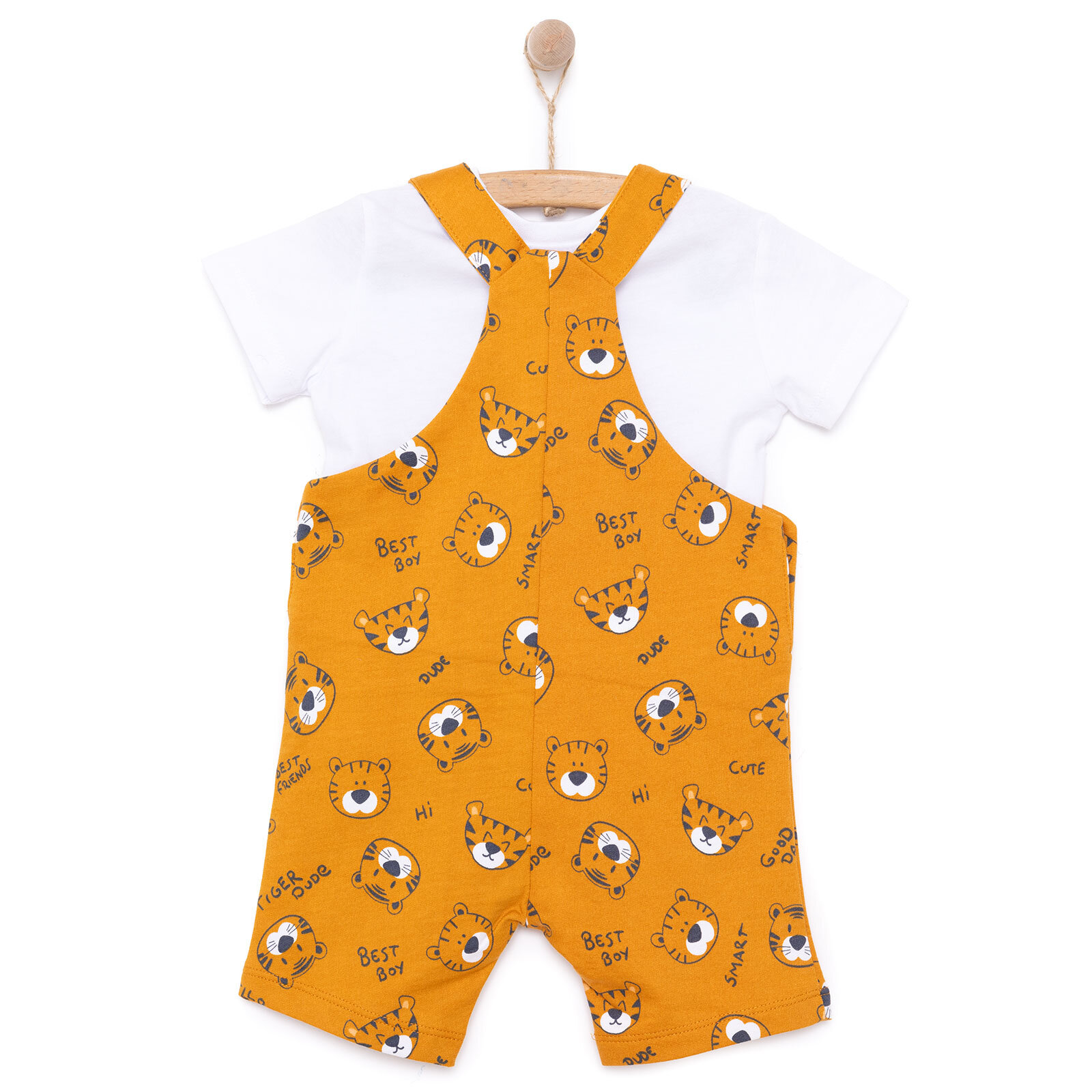 Basic Şort Salopet-Tshirt