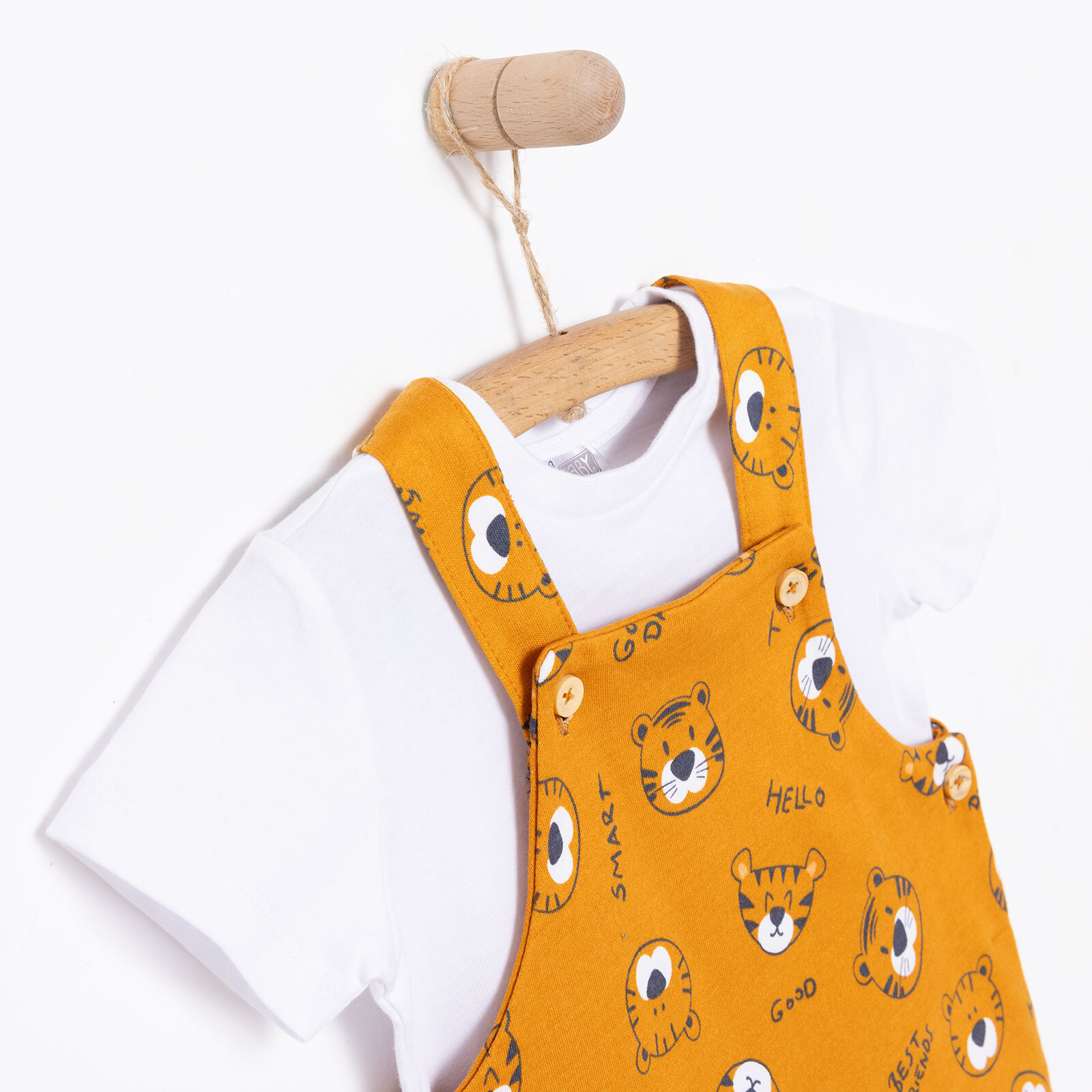 Basic Şort Salopet-Tshirt