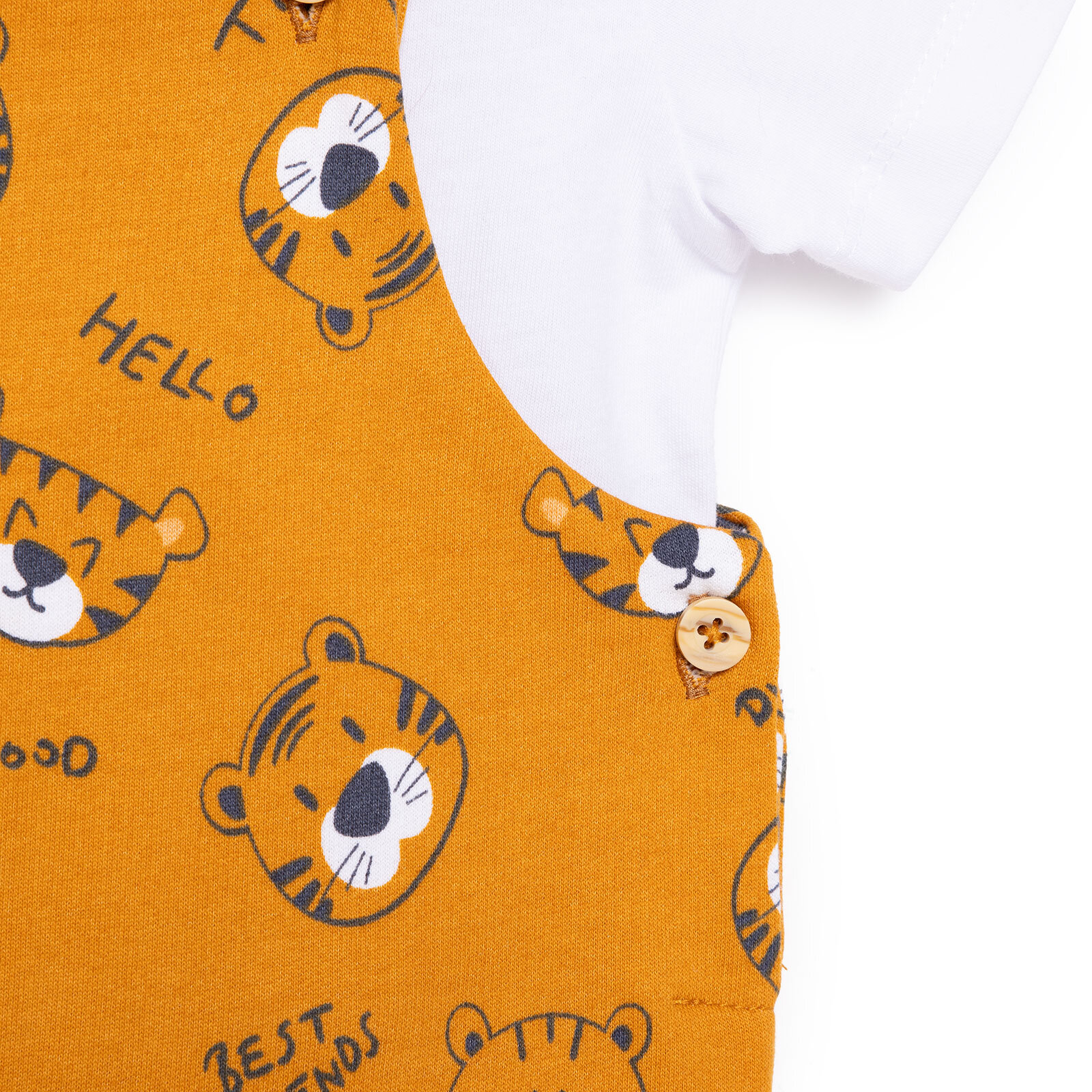 Basic Şort Salopet-Tshirt