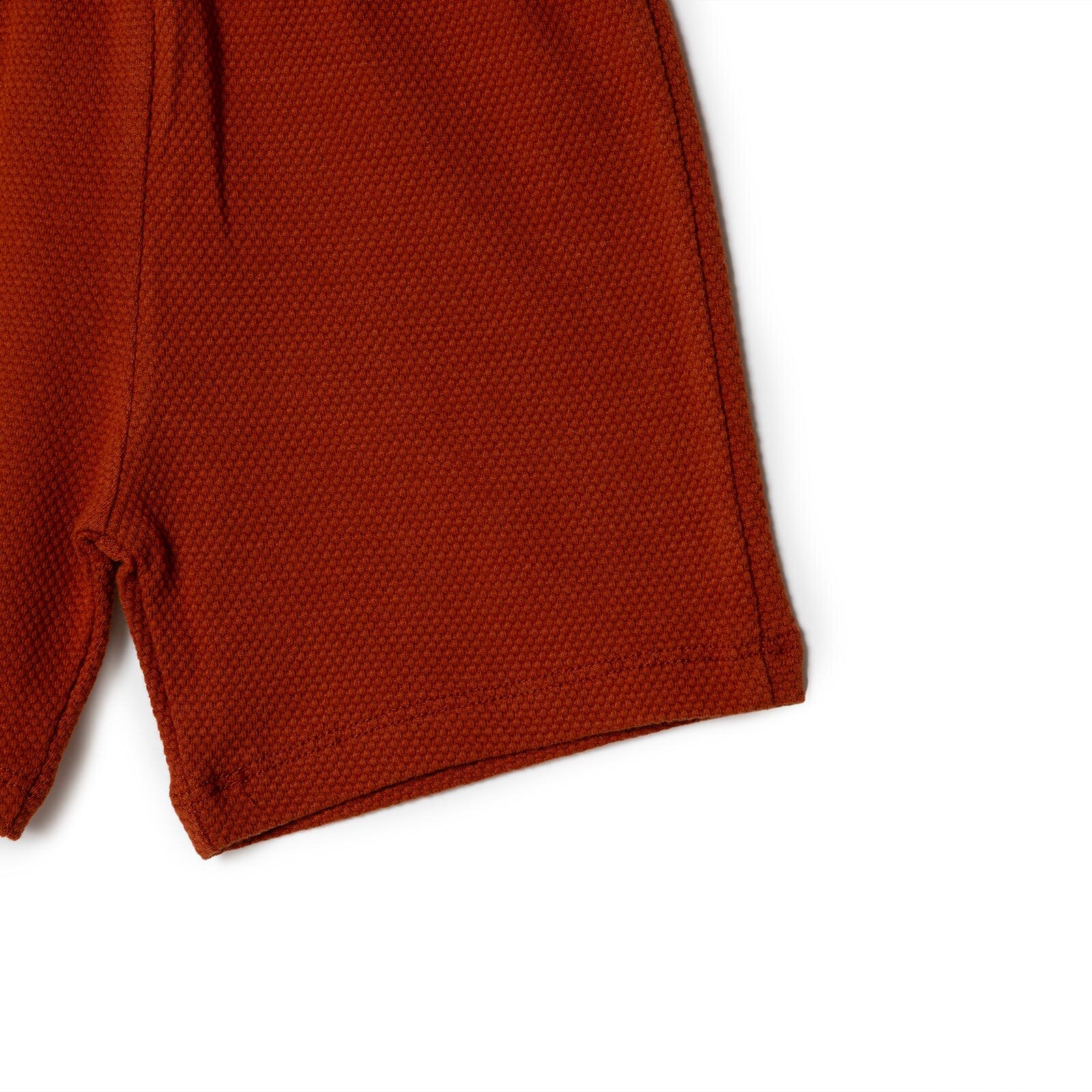 Erkek Bebek Basic Şort Reçme Paça