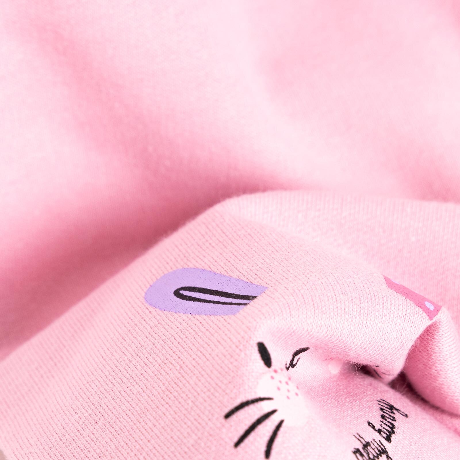 Basic Tavşan Baskılı Az Şardonlu Eşofman Alt Unisex