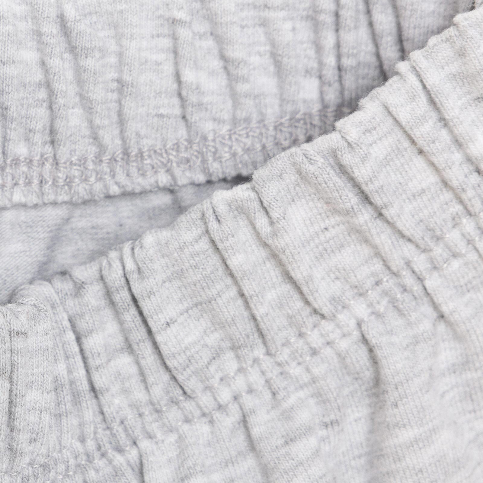 Unisex Bebek Şort Süprem Kumaş Gri Melanj