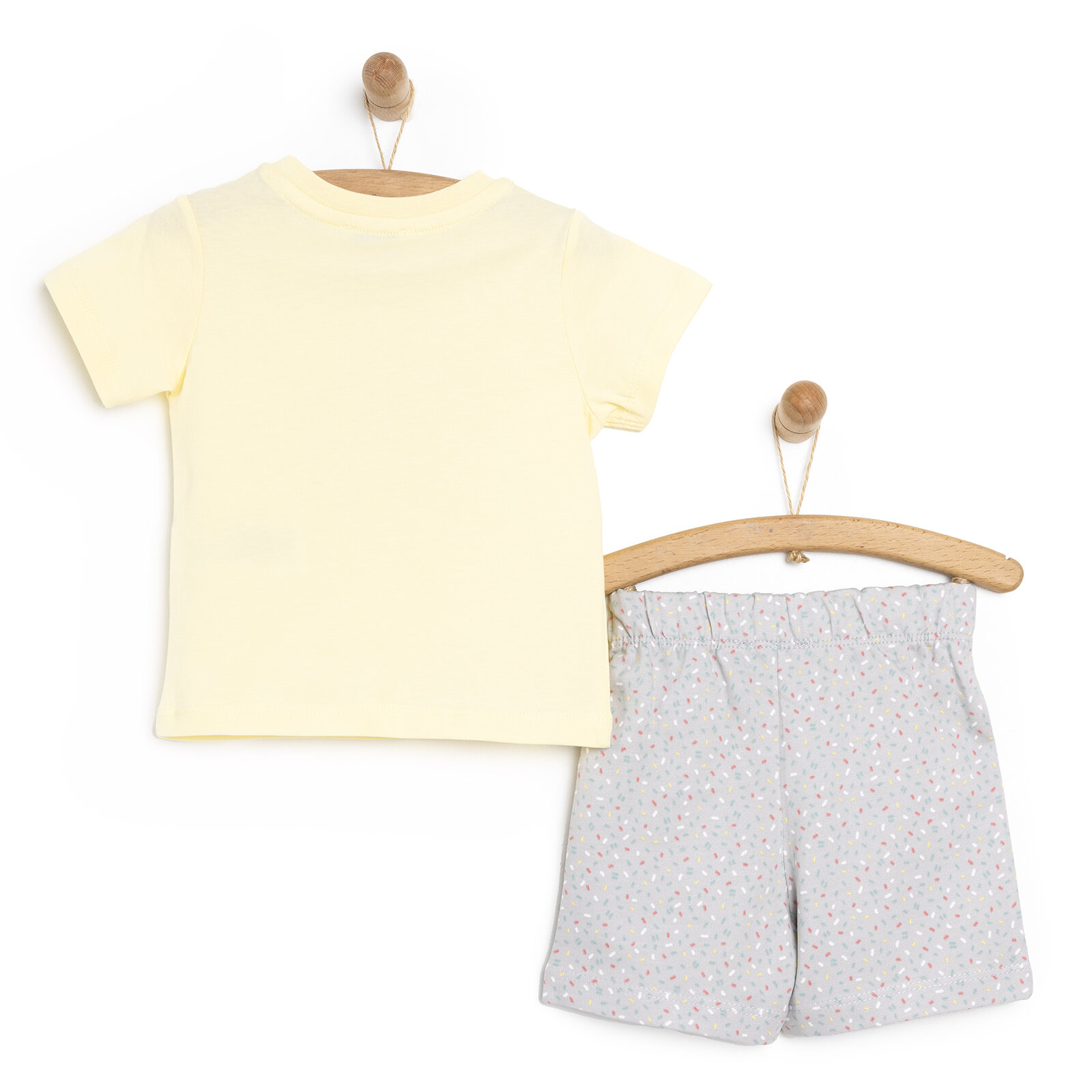 Basic Yarış Baskılı Tshirt-Şort Erkek Bebek