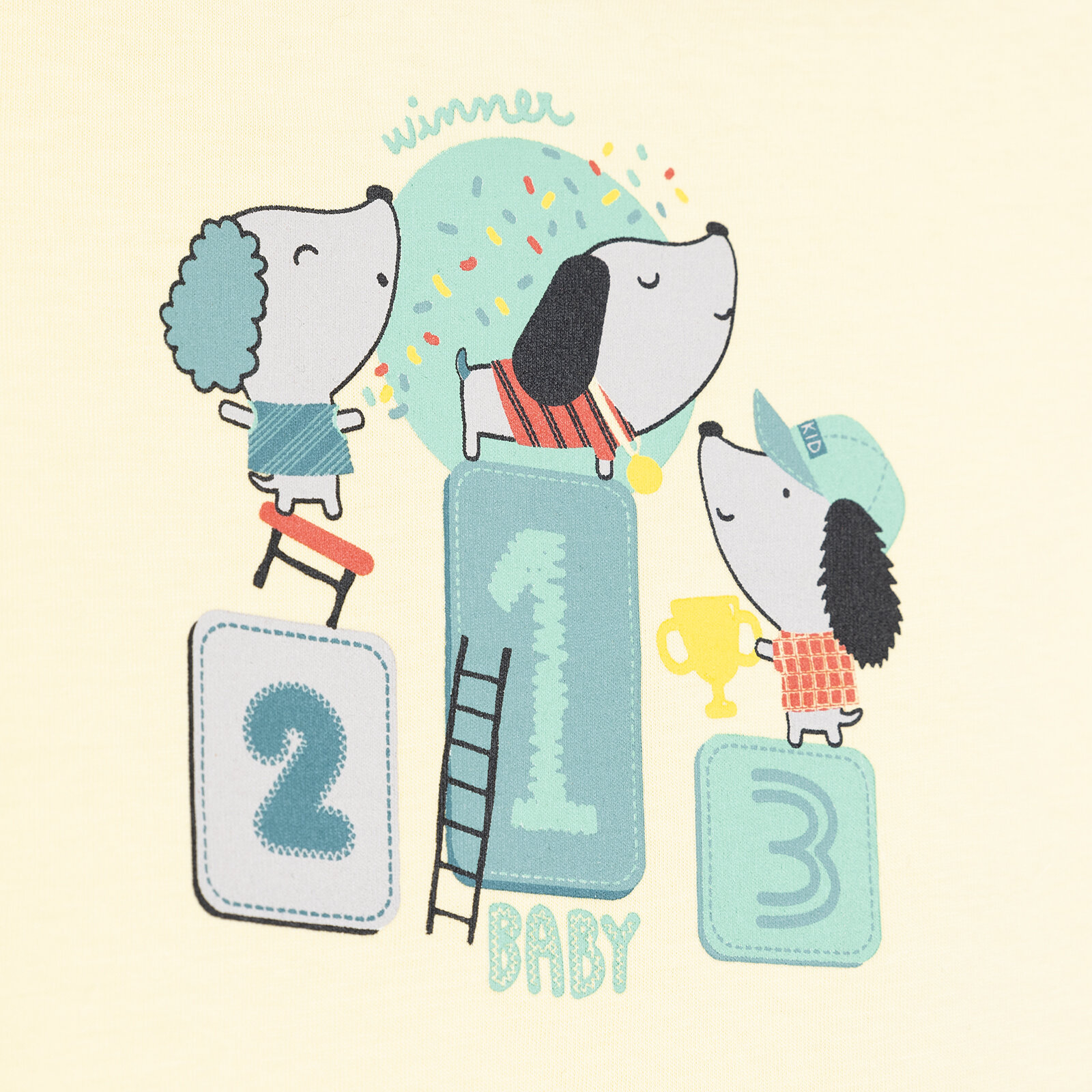 Basic Yarış Baskılı Tshirt-Şort Erkek Bebek