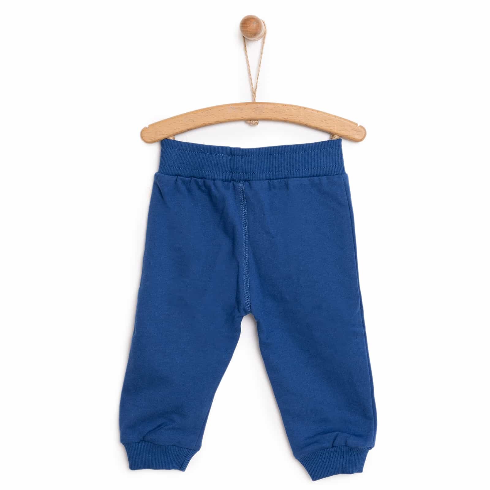 Basic Yazı Baskılı Az Şardonlu Eşofman Alt Erkek Bebek