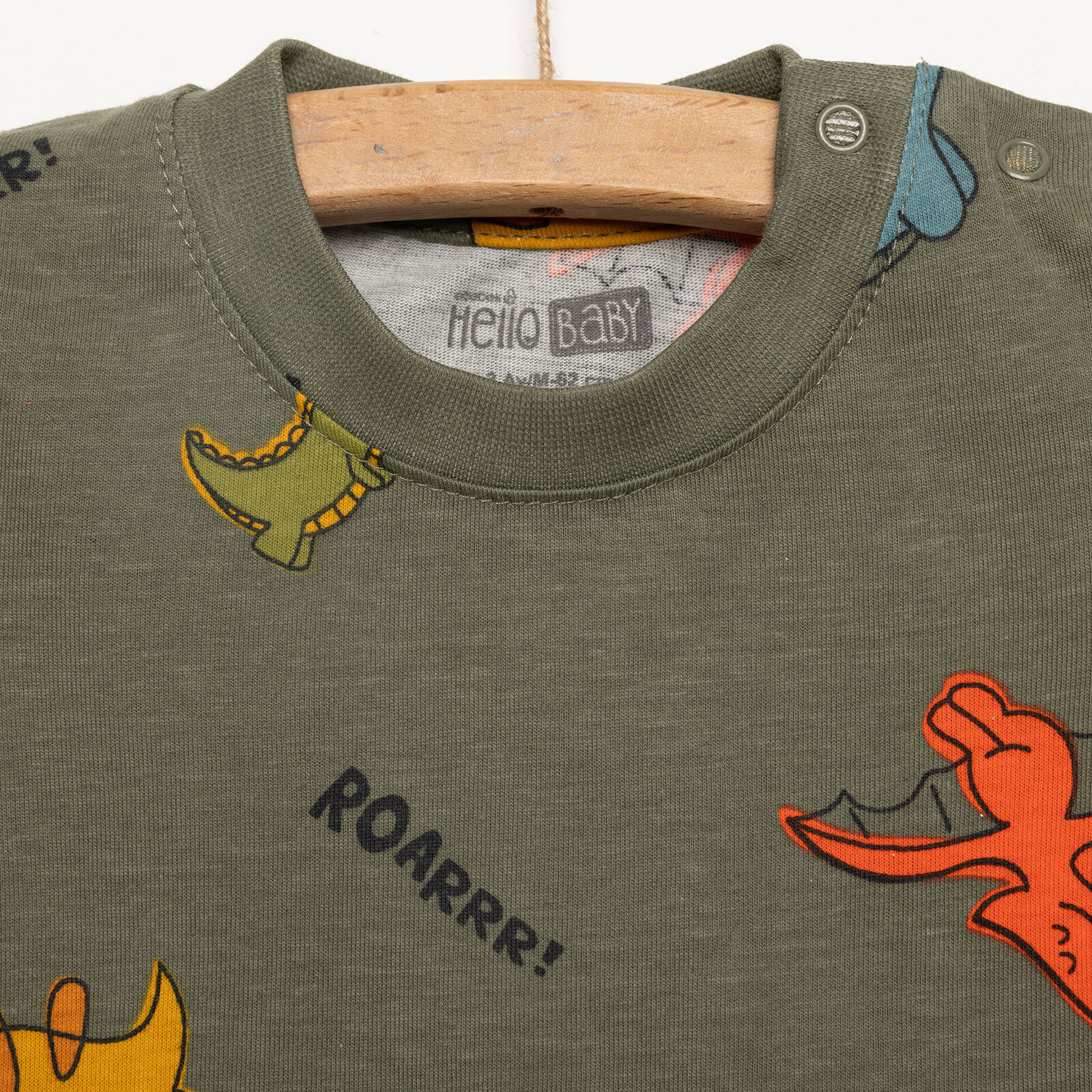 Baskılı 2 ip Yenidoğan Erkek Tshirt-Şort Erkek Bebek