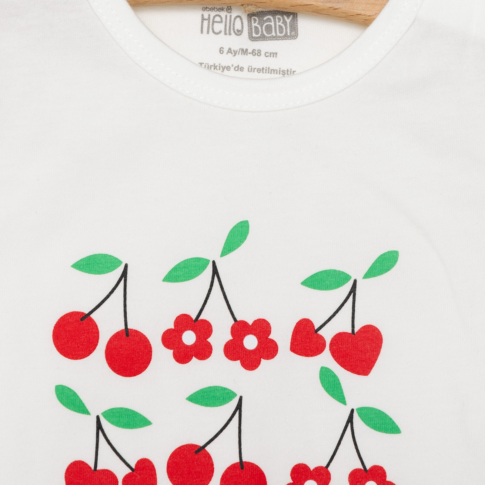 Baskılı 2 ip Yenidoğan Kız Tshirt-Şort Kız Bebek Baskılı 2 ip Yenidoğan Kız Tshirt-Şort Kız Bebek