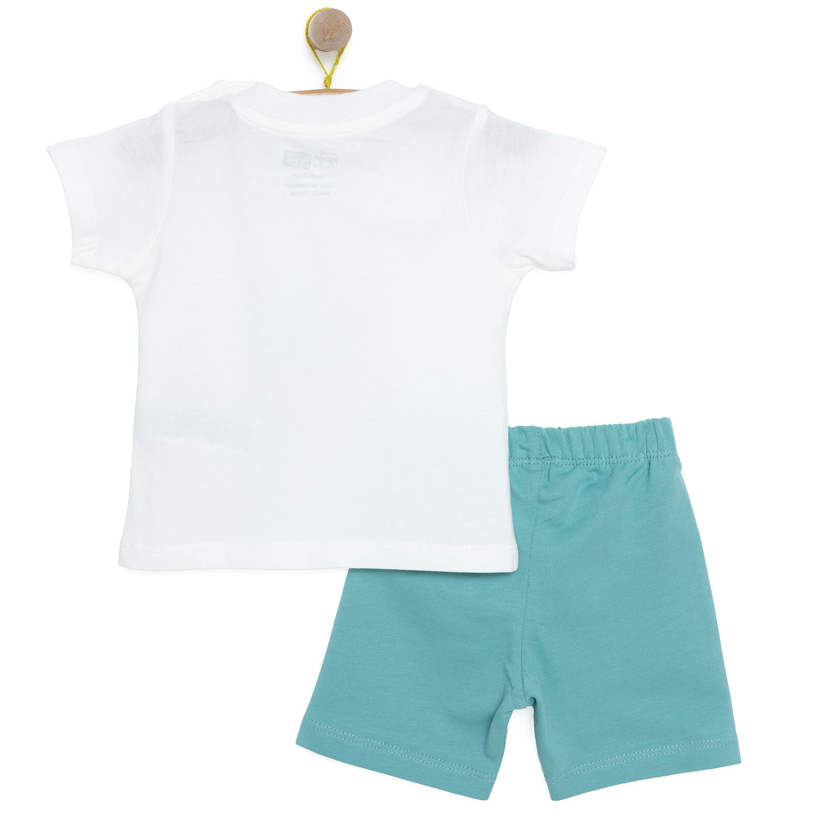 Baskılı Empirme 2 ip Yenidoğan Erkek Tshirt-Şort Erkek Bebek Baskılı Empirme 2 ip Yenidoğan Erkek Tshirt-Şort Erkek Bebek