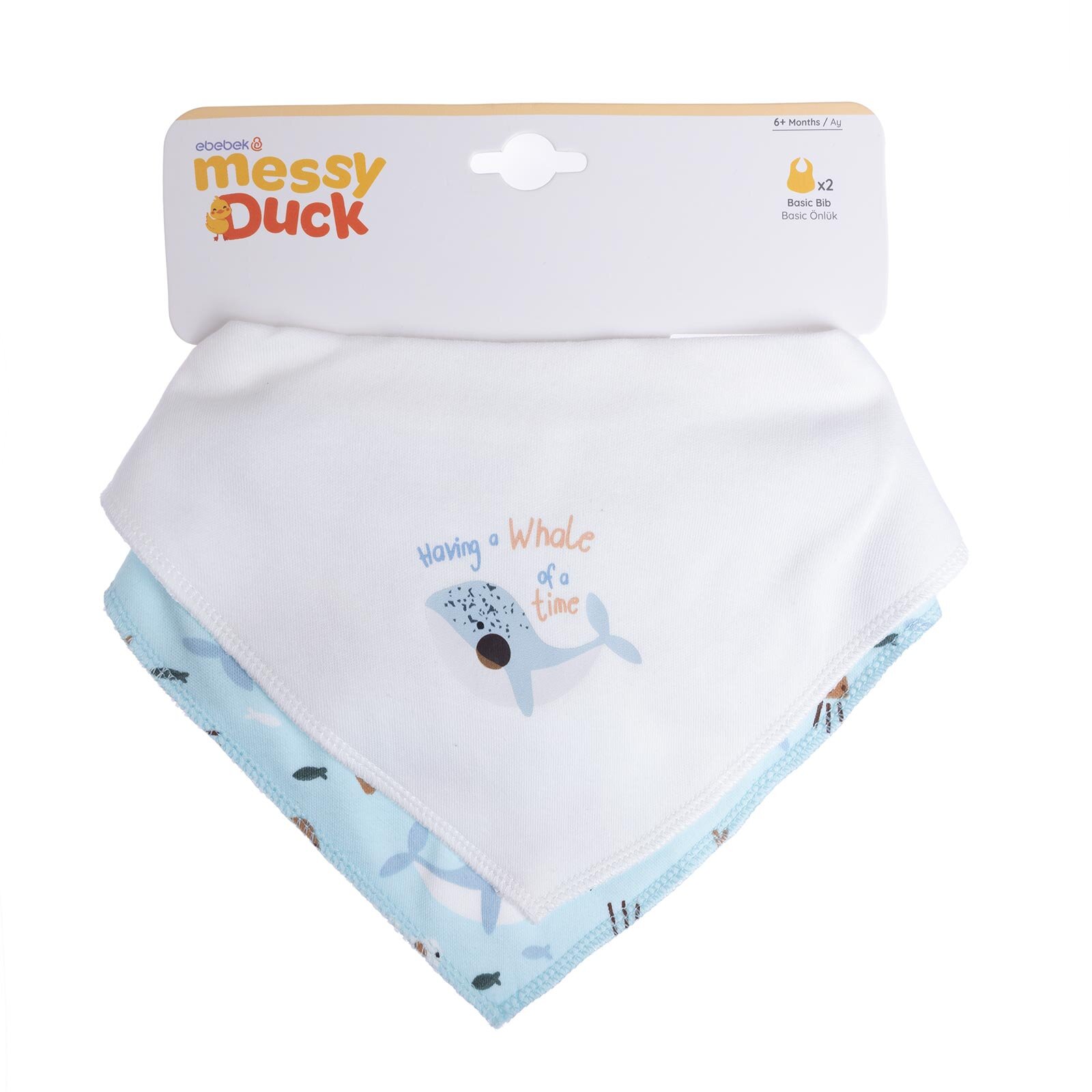 Baskılı Fular Mama Önlük 2'li - Yunus