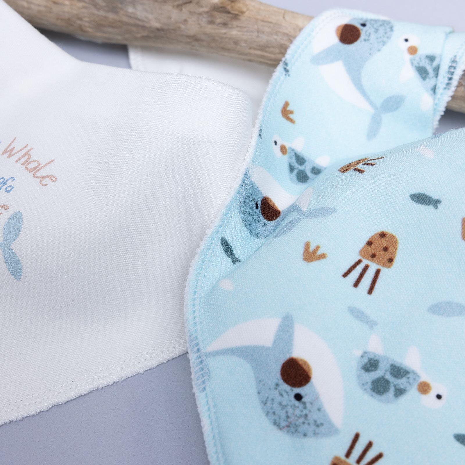 Baskılı Fular Mama Önlük 2'li - Yunus