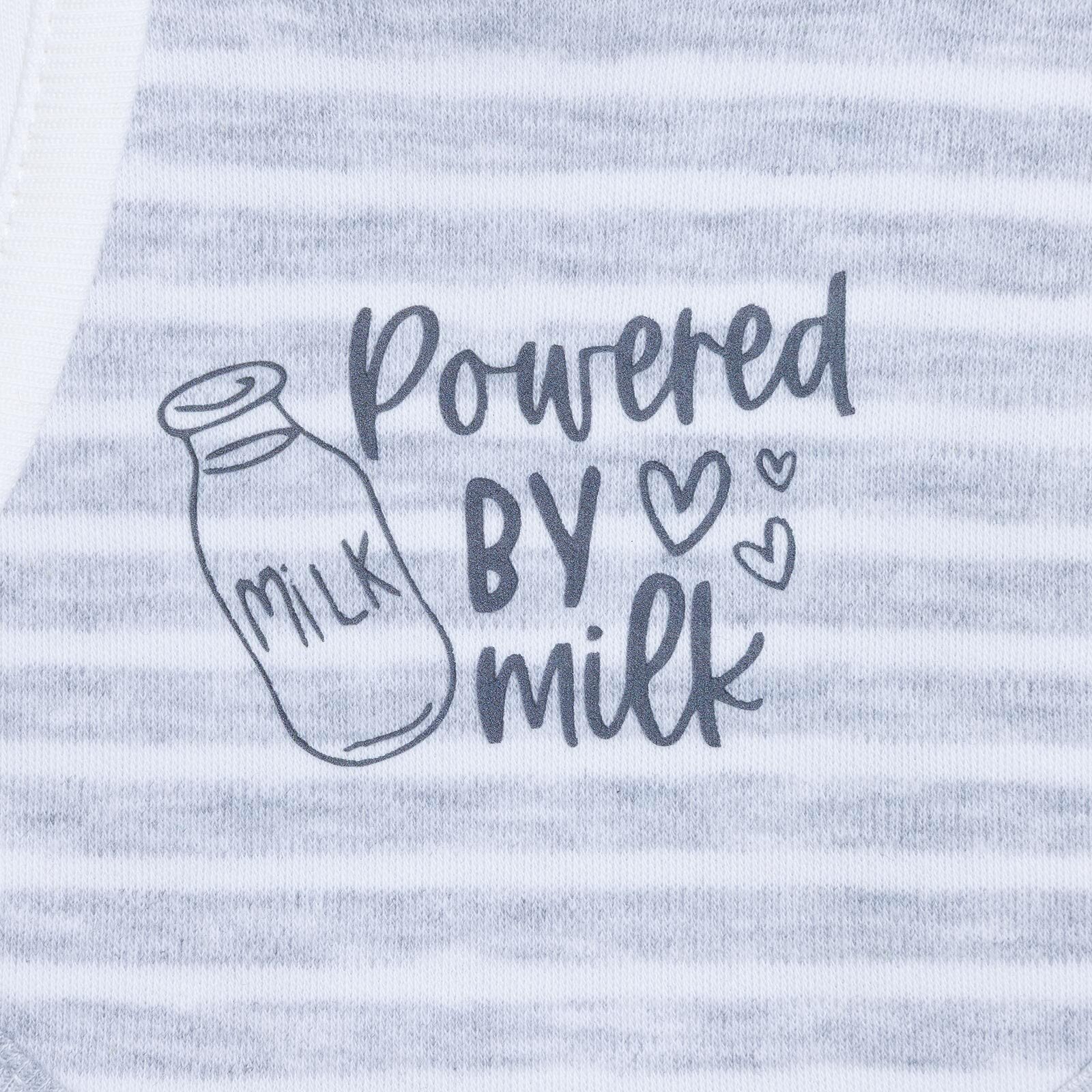 Baskılı Penye Mama Önlük 2'li - Milk